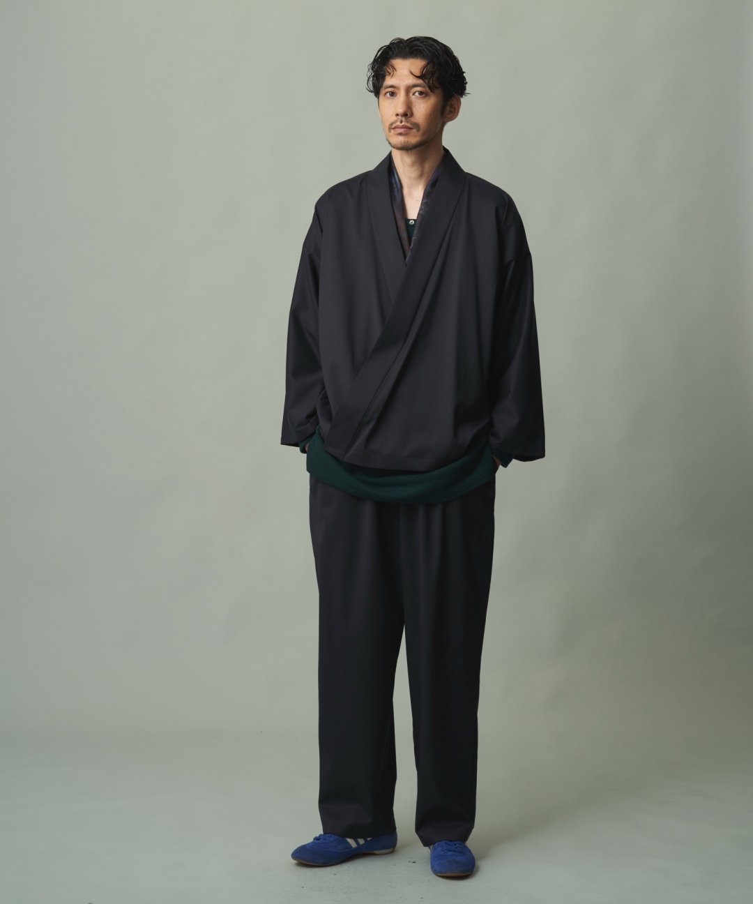 WAROBE / T.W WA Y SHIRT / DARK NAVY - TROVE SHOP OFFICIAL SITE