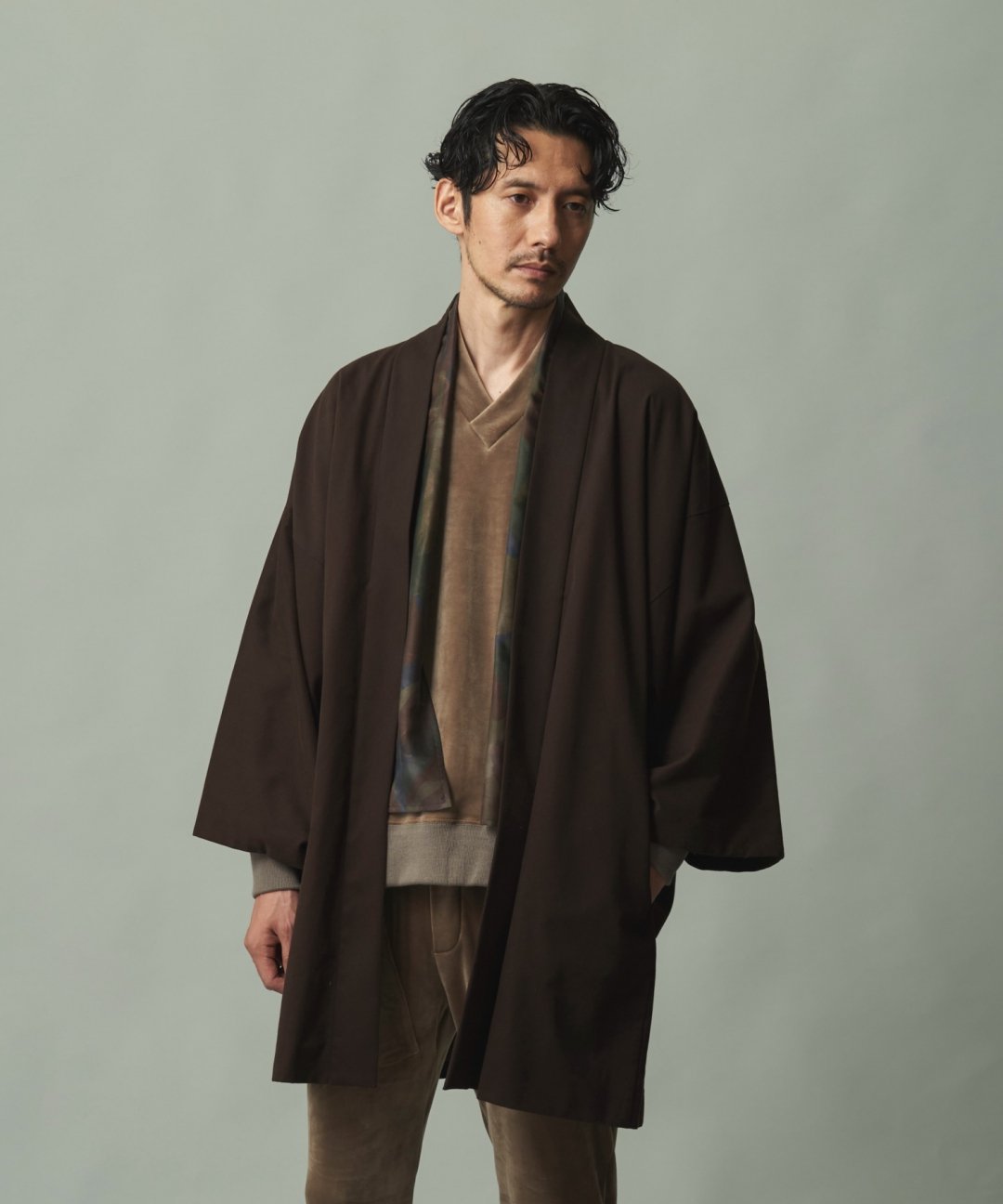 WAROBE / C.D HAORI / DARK BROWN photo