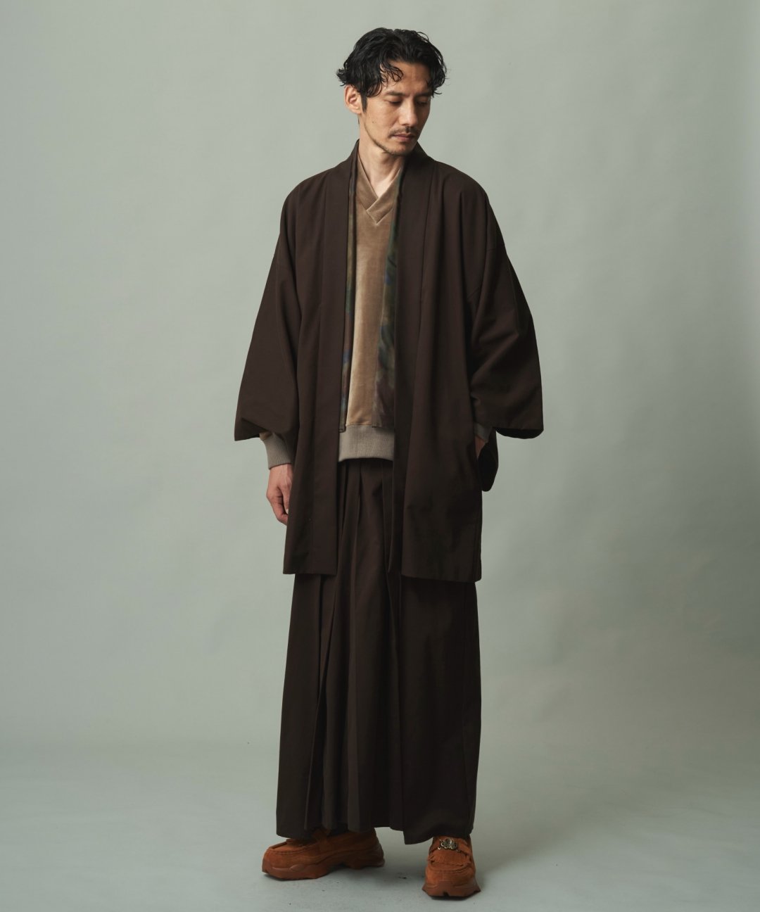 WAROBE / C.D HAORI / DARK BROWN photo