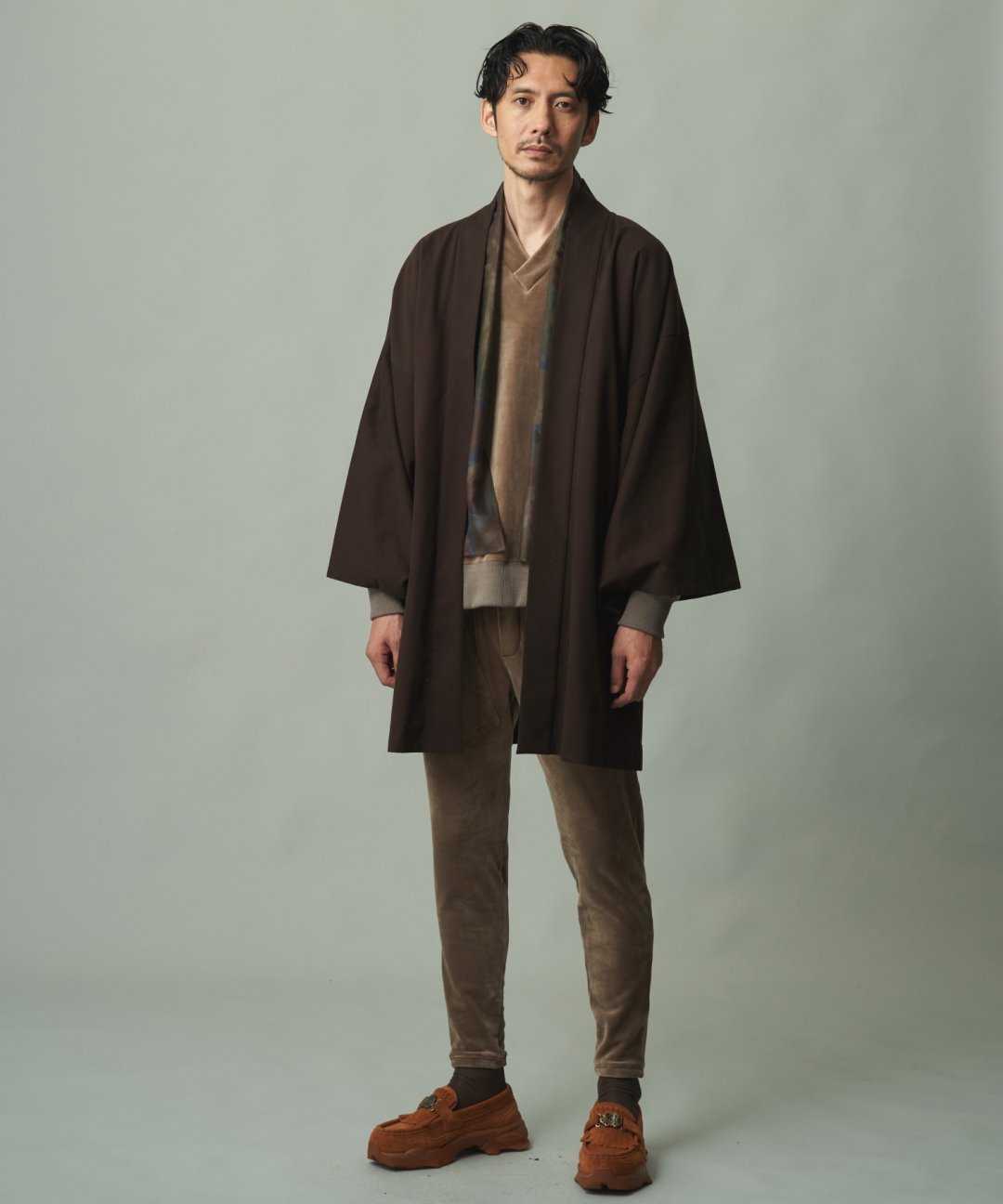 WAROBE / C.D HAORI / DARK BROWN photo