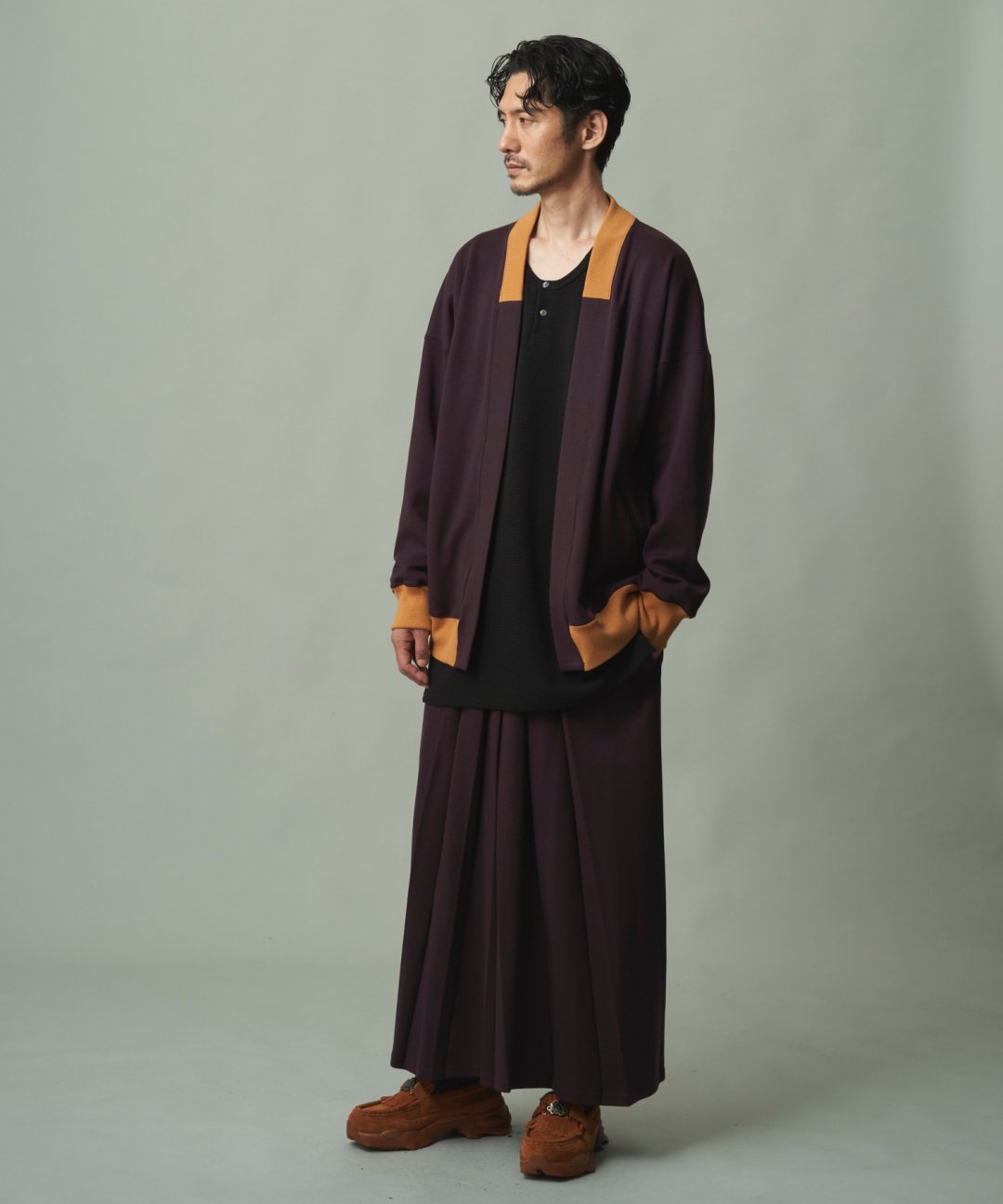 WAROBE / EASY HAKAMA / DARK PURPLE photo