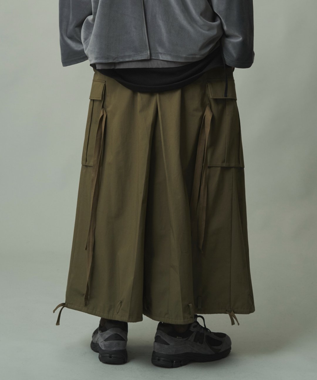 WAROBE / CARGO HAKAMA / OLIVE DRAB photo