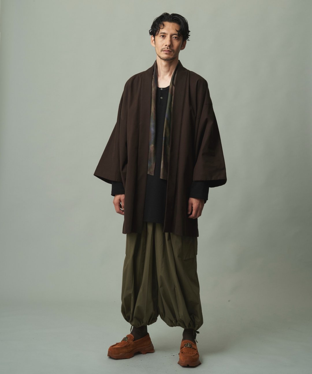 WAROBE / CARGO HAKAMA / OLIVE DRAB photo