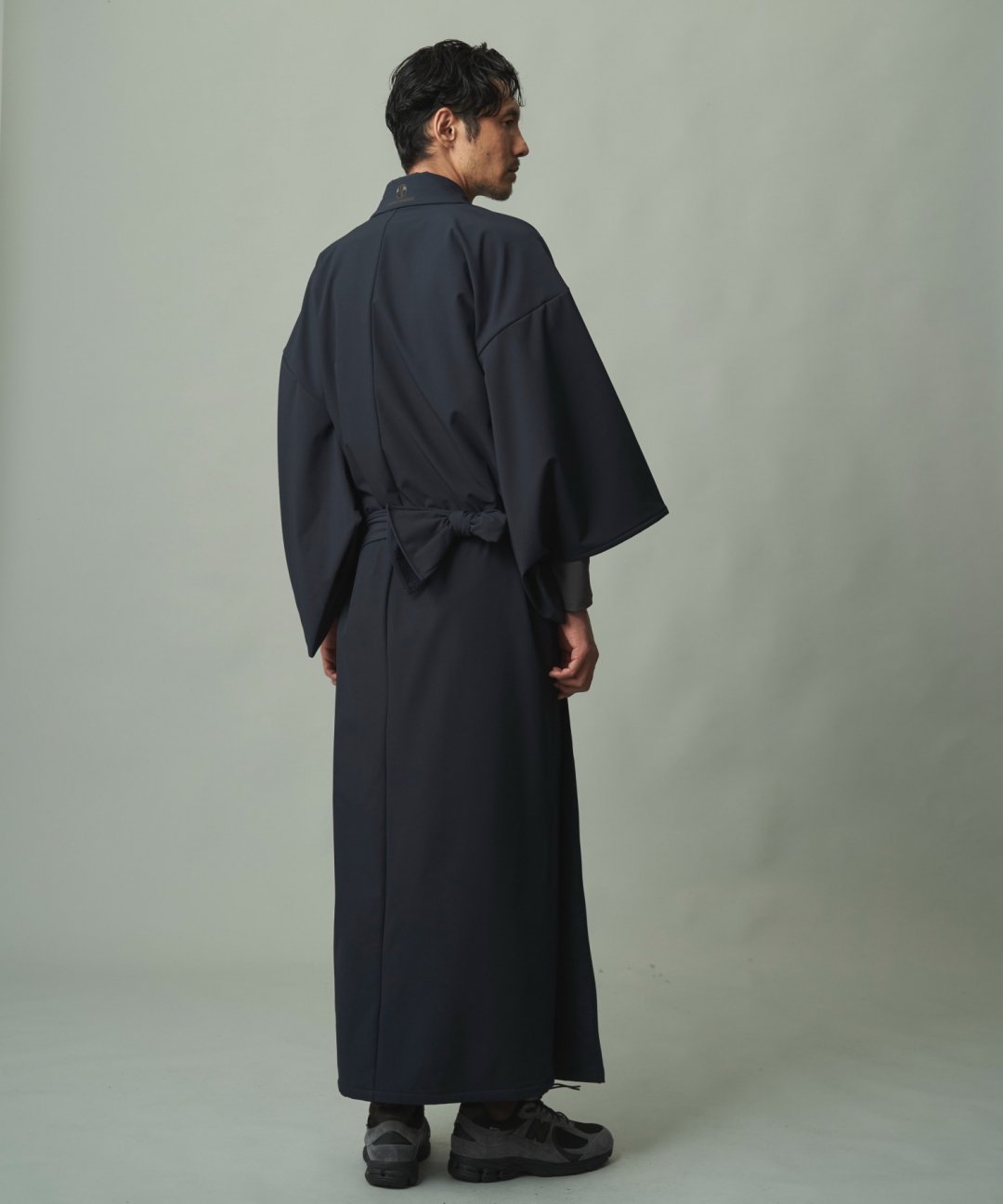 WAROBE / FLEECE LINED YUKATA / DARK NAVY photo