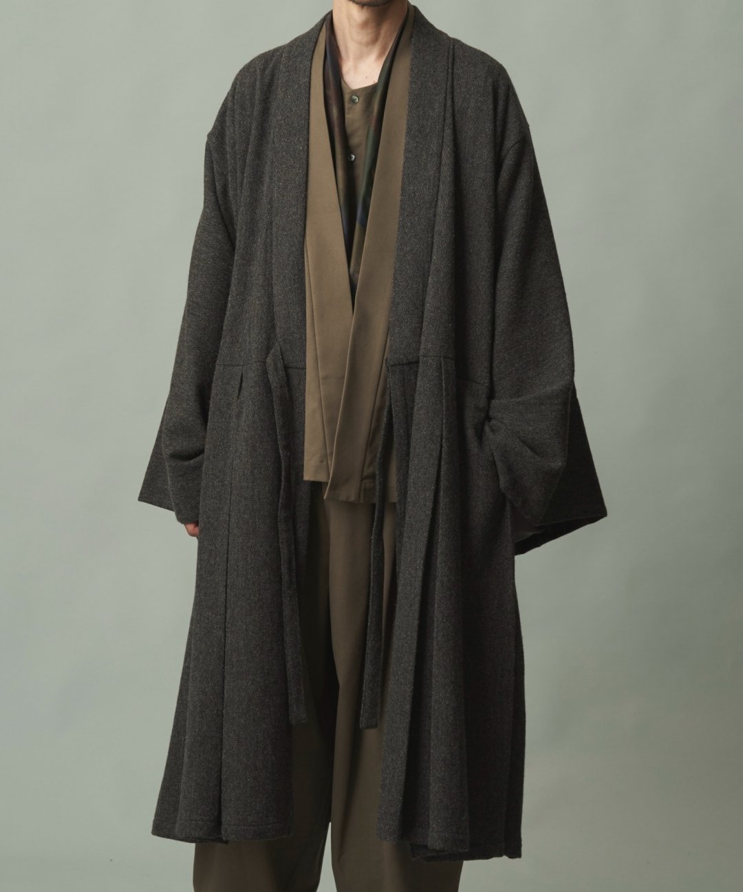 WAROBE / HOUI COAT / MIX CHARCOAL photo