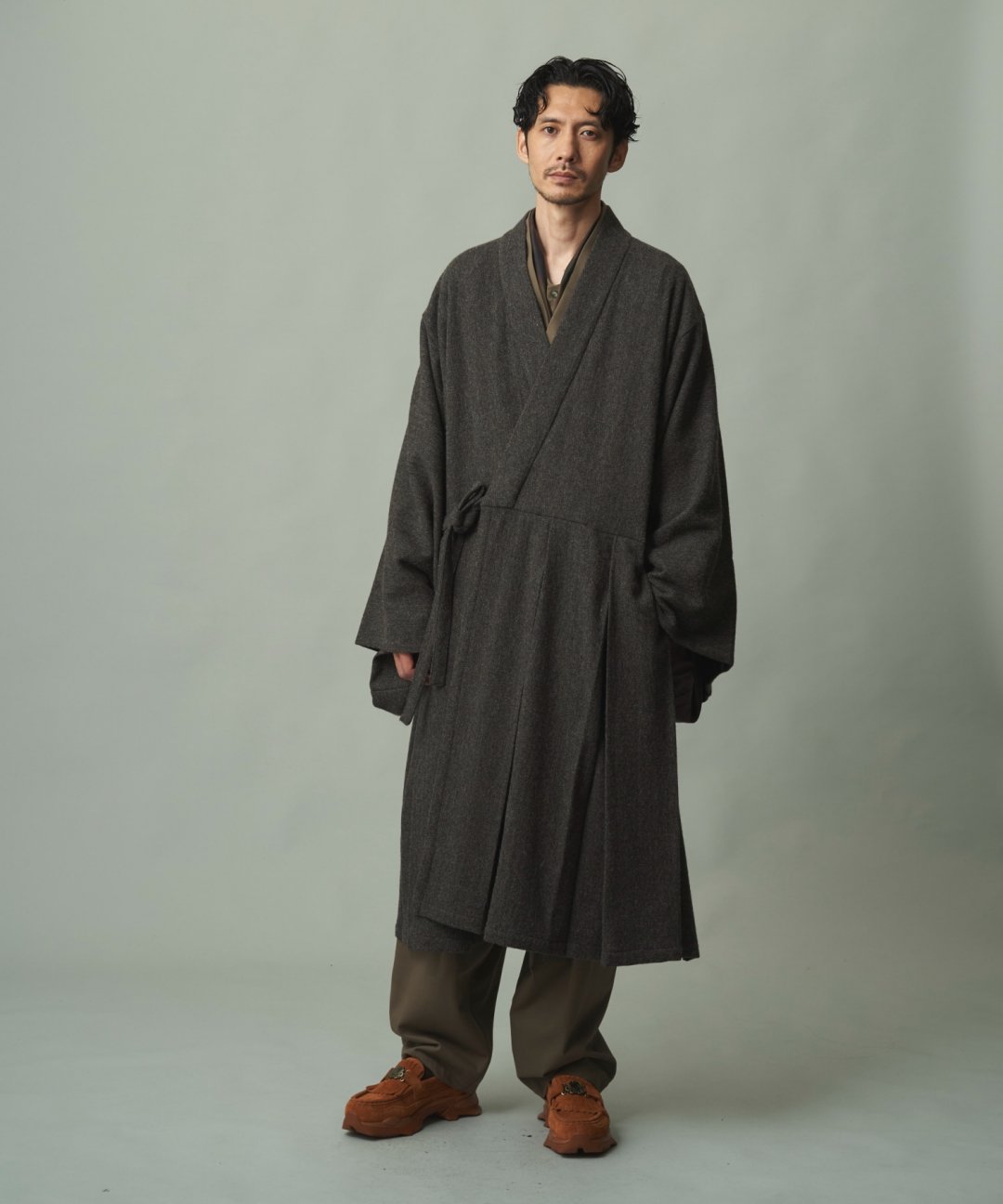 WAROBE / HOUI COAT / MIX CHARCOAL photo