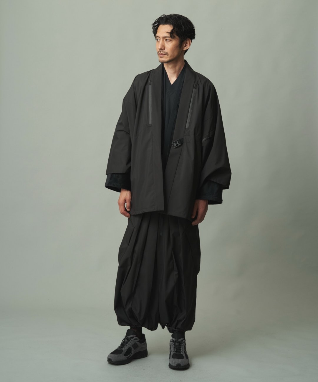 ڿǯ12 ŹƬȯWAROBE / SOFT THREE LAYER EASY HAKAMA TECH ( LEVEL6 ) / BLACK photo