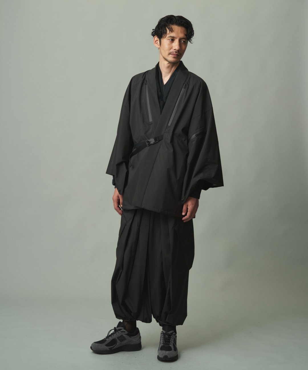 ڿǯ12 ŹƬȯWAROBE / SOFT THREE LAYER EASY HAKAMA TECH ( LEVEL6 ) / BLACK photo