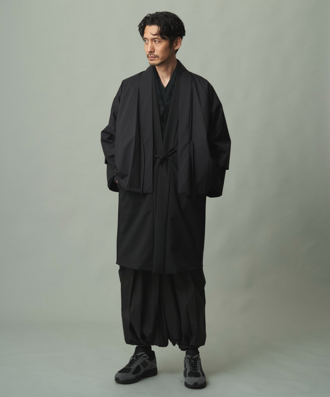 ڿǯ12 ŹƬȯWAROBE / SOFT THREE LAYER EASY HAKAMA TECH ( LEVEL6 ) / BLACK photo