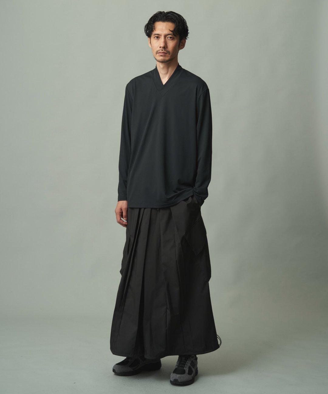 ڿǯ12 ŹƬȯWAROBE / SOFT THREE LAYER EASY HAKAMA TECH ( LEVEL6 ) / BLACK photo