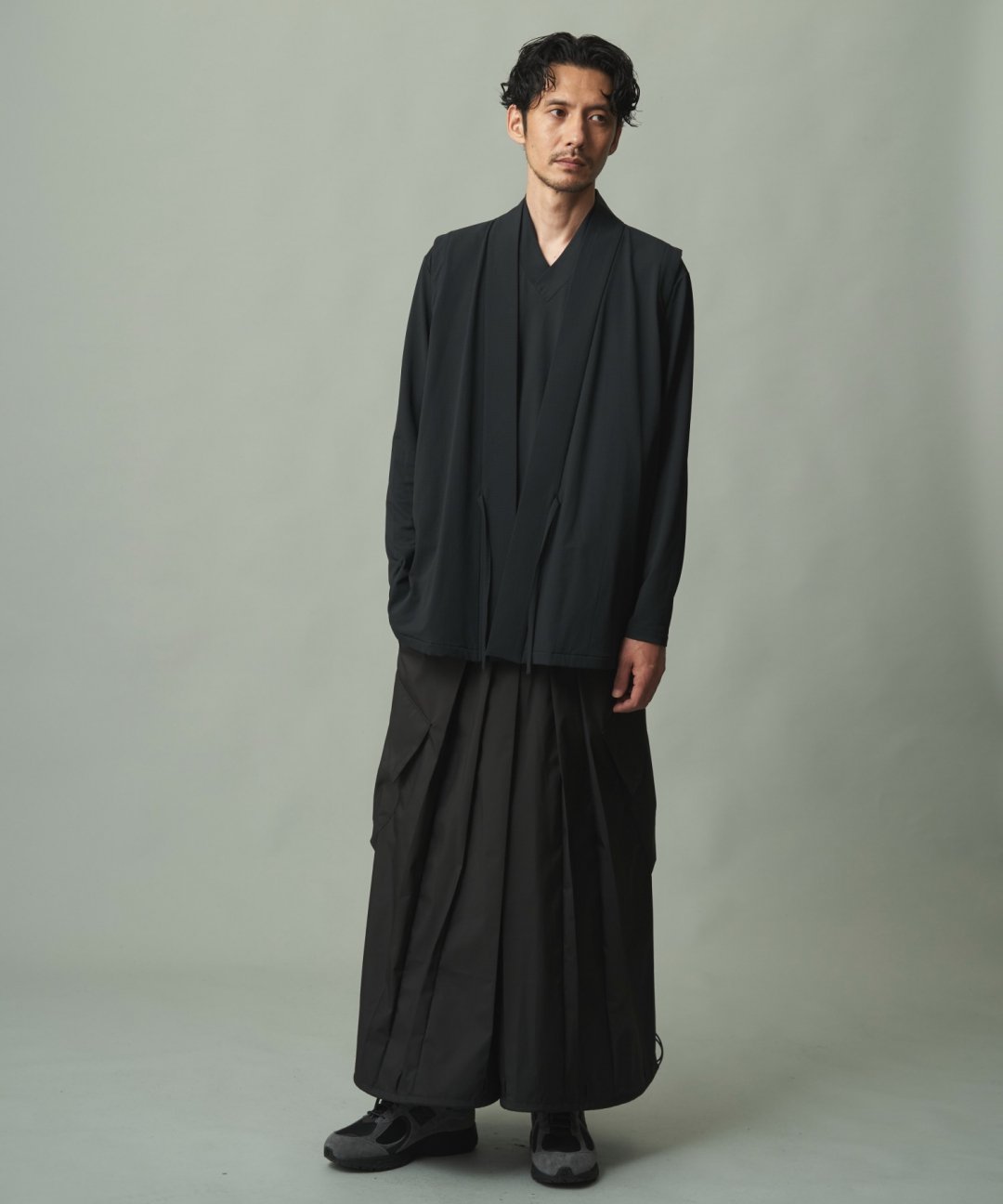 ڿǯ12 ŹƬȯWAROBE / SOFT THREE LAYER EASY HAKAMA TECH ( LEVEL6 ) / BLACK photo