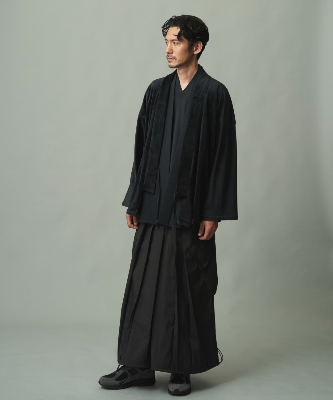 ڿǯ12 ŹƬȯWAROBE / SOFT THREE LAYER EASY HAKAMA TECH ( LEVEL6 ) / BLACK photo