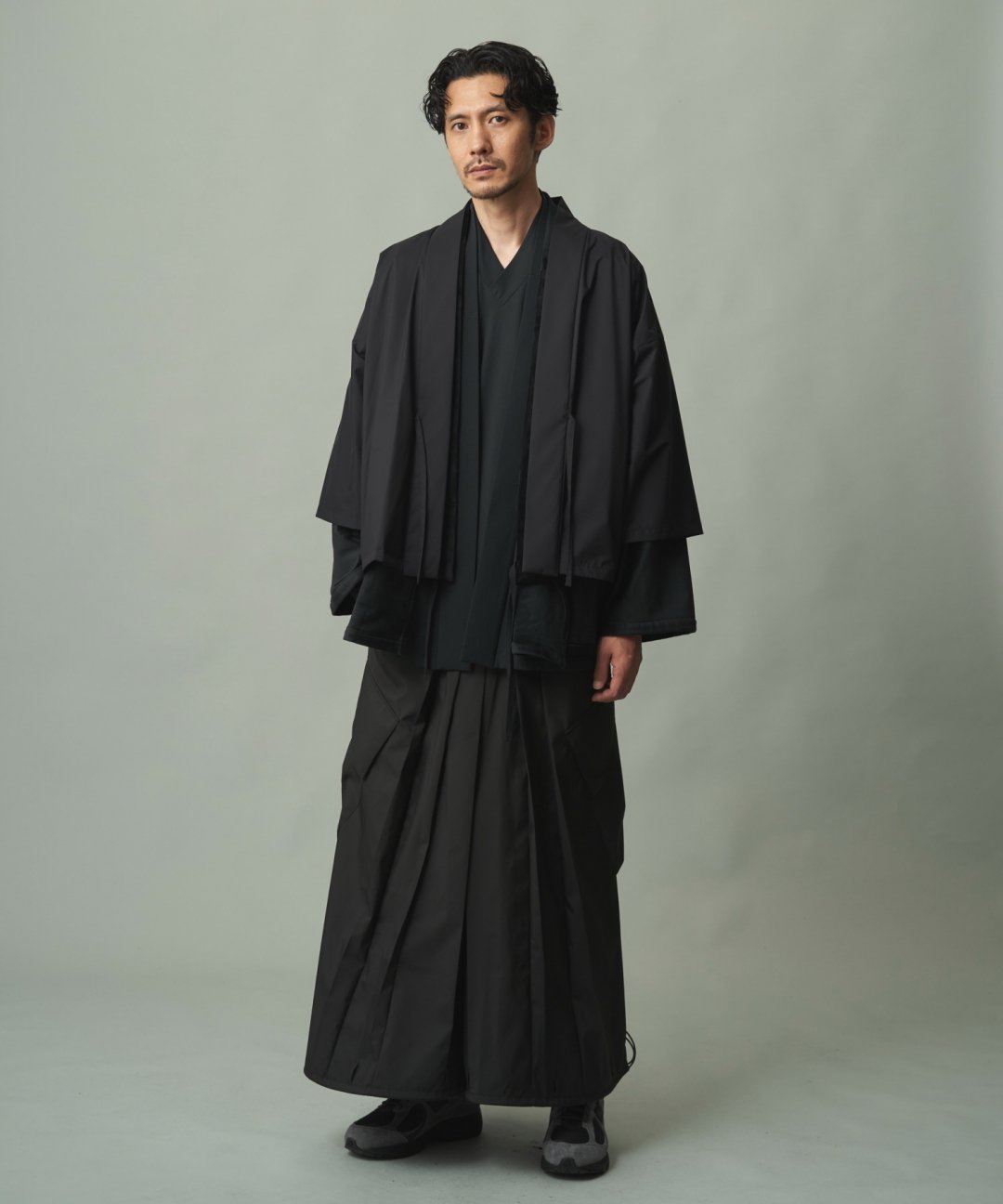 ڿǯ12 ŹƬȯWAROBE / SOFT THREE LAYER EASY HAKAMA TECH ( LEVEL6 ) / BLACK photo