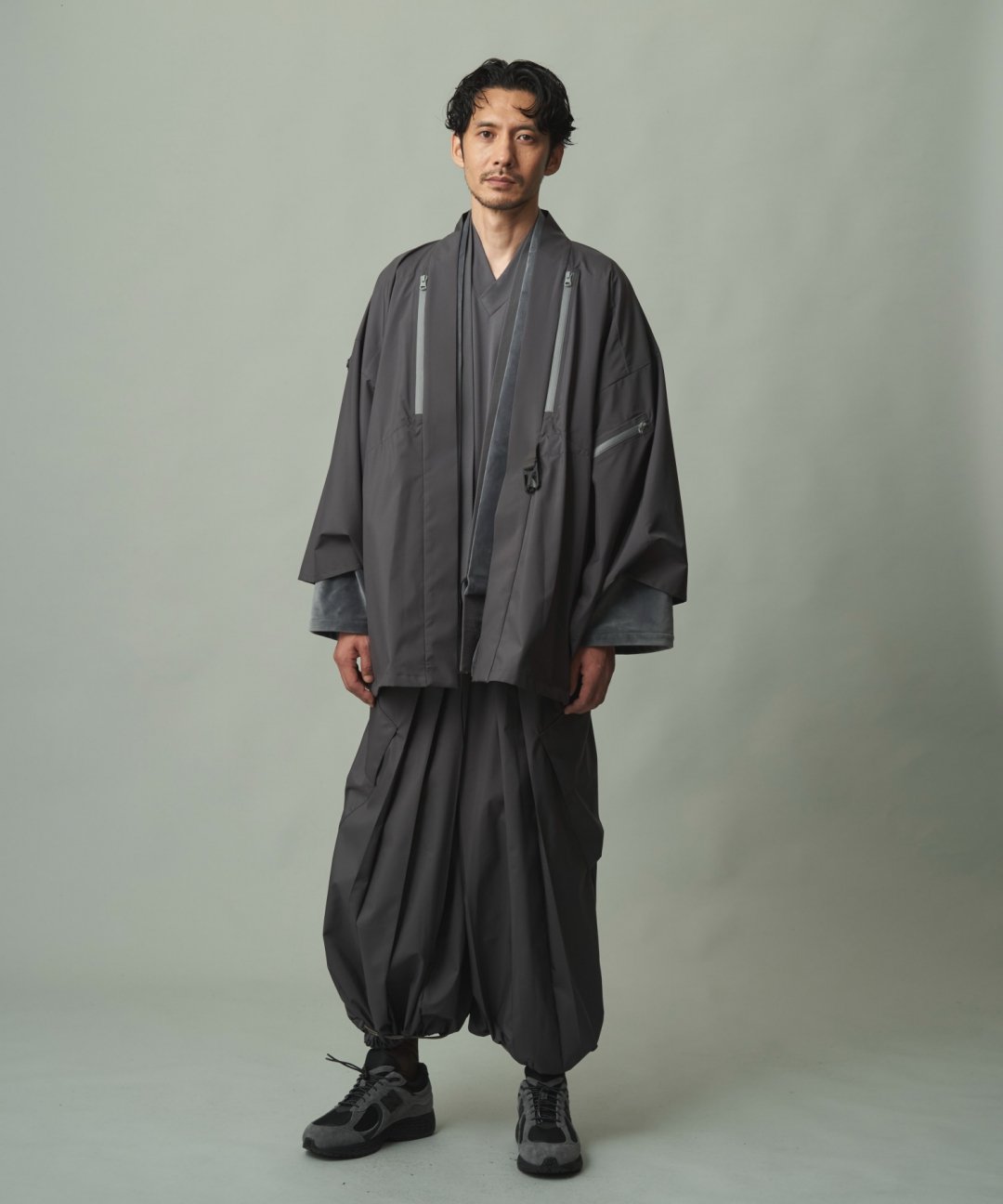 予約商品】WAROBE / SOFT THREE LAYER HAORI TECH ( LEVEL6 ) / GRAY - TROVE SHOP  OFFICIAL SITE