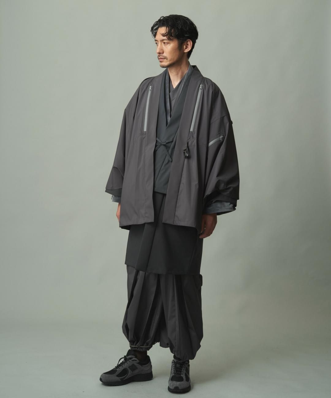 WAROBE / SOFT THREE LAYER HAORI TECH ( LEVEL6 ) / GRAY photo