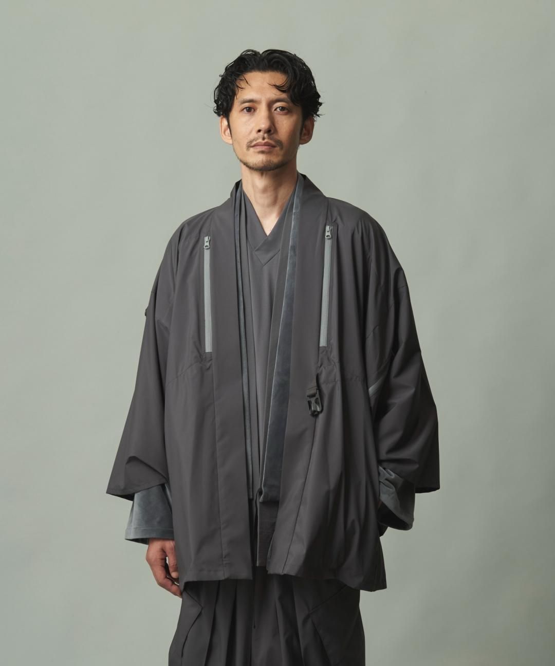 WAROBE / SOFT THREE LAYER HAORI TECH ( LEVEL6 ) / GRAY photo