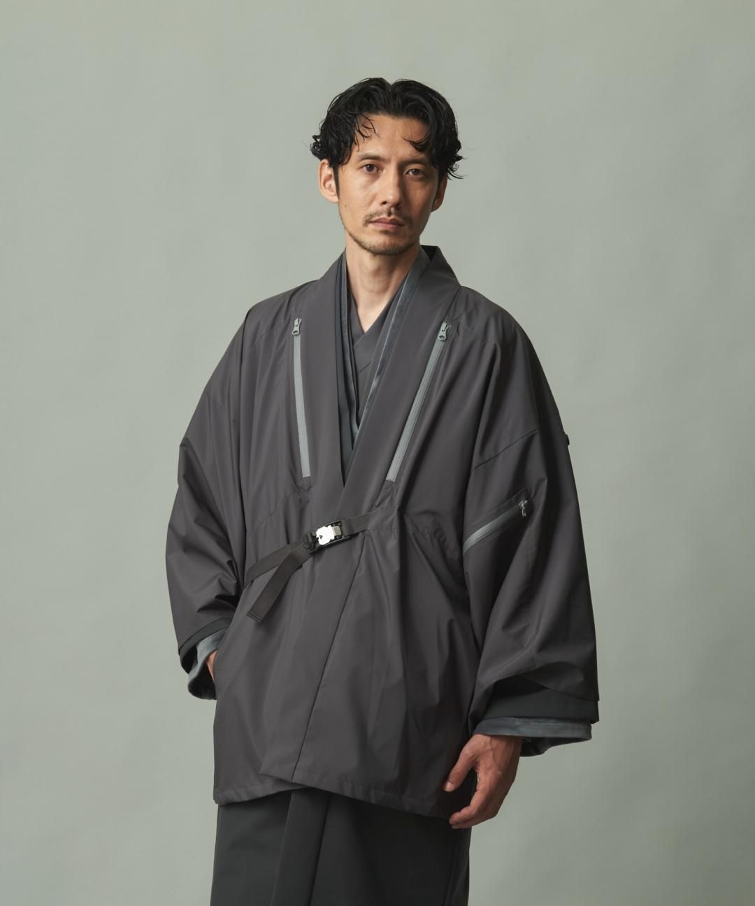 WAROBE / SOFT THREE LAYER HAORI TECH ( LEVEL6 ) / GRAY photo