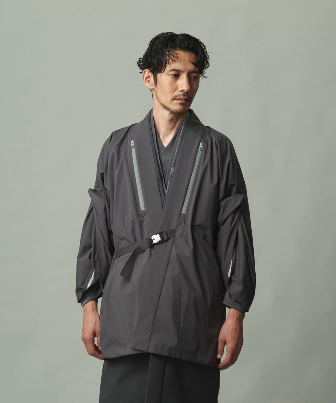 WAROBE / SOFT THREE LAYER HAORI TECH ( LEVEL6 ) / GRAY photo