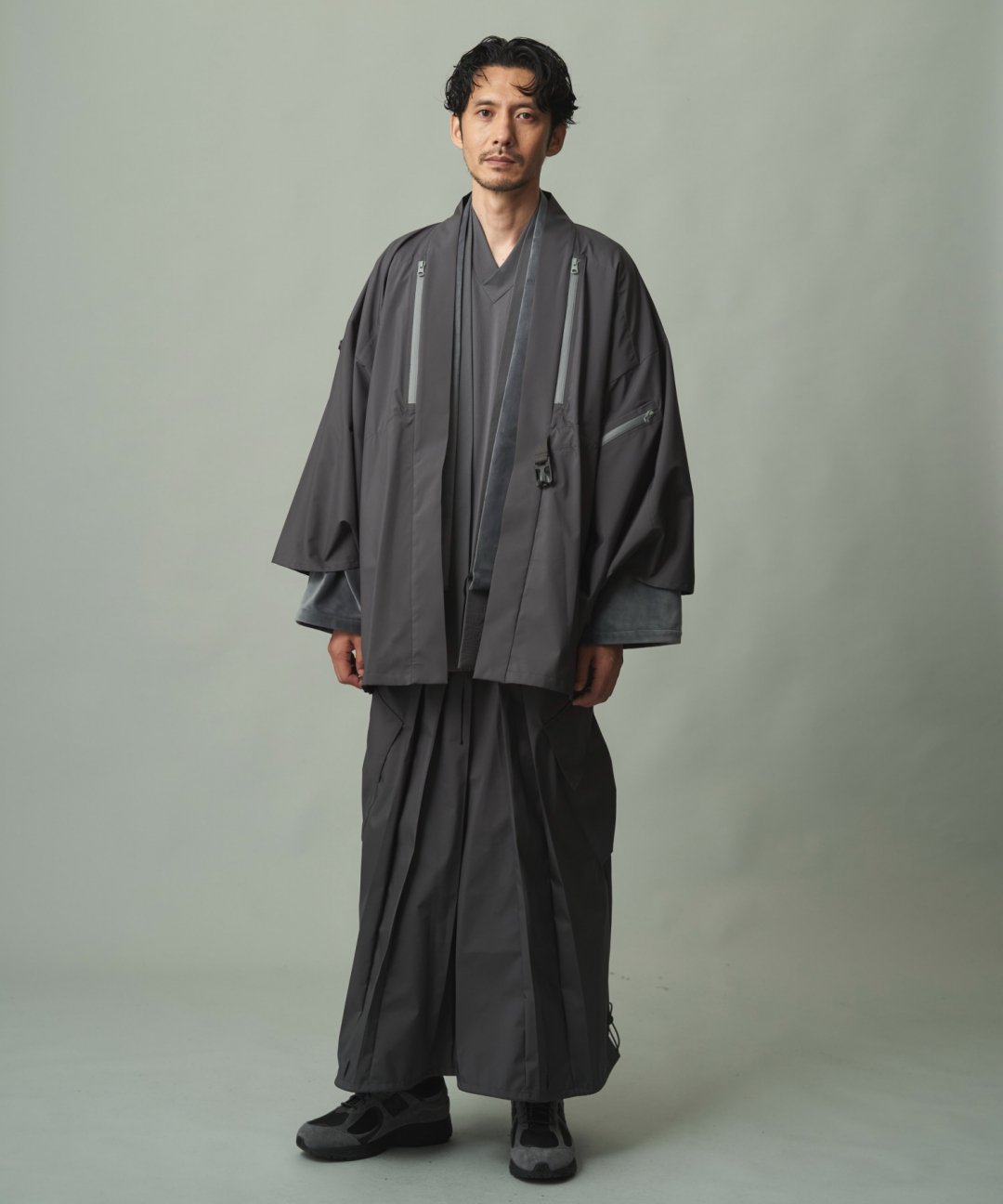 予約商品】WAROBE / SOFT THREE LAYER HAORI TECH ( LEVEL6 ) / GRAY - TROVE SHOP  OFFICIAL SITE