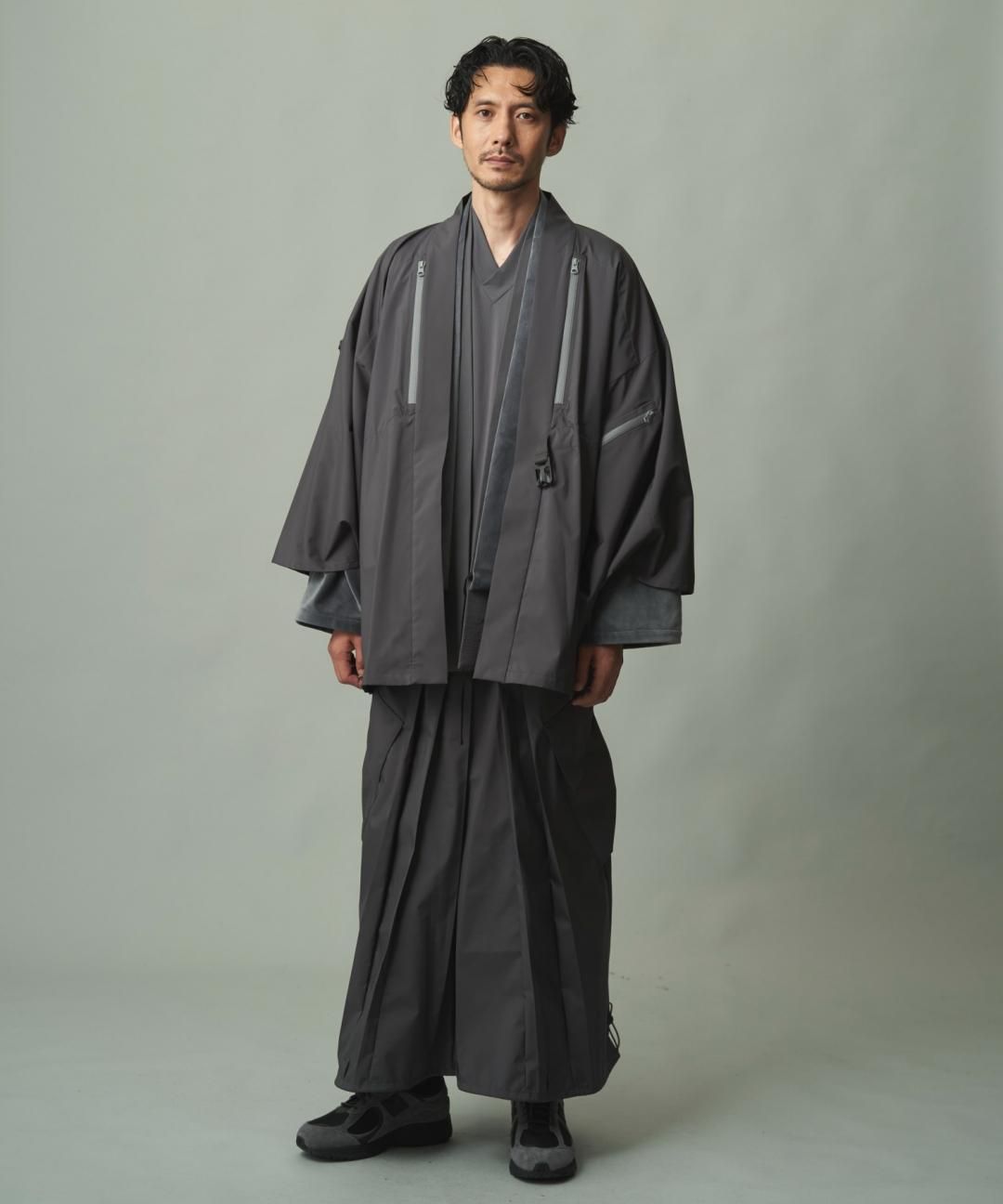 WAROBE / SOFT THREE LAYER HAORI TECH ( LEVEL6 ) / GRAY photo
