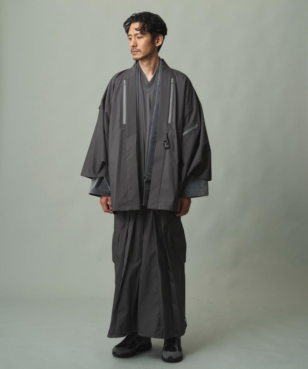 WAROBE / SOFT THREE LAYER HAORI TECH ( LEVEL6 ) / GRAY photo