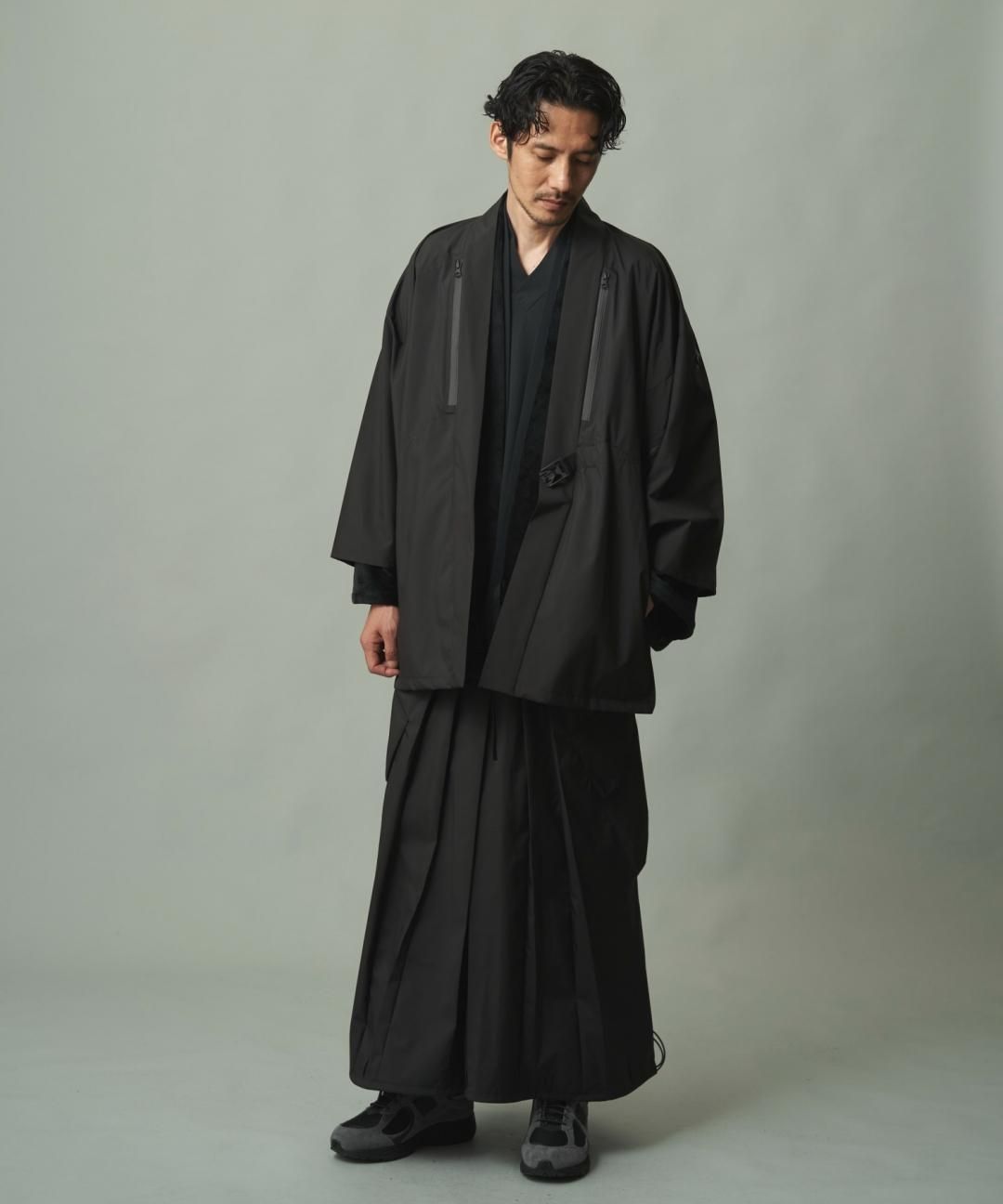 ڿǯ12 ŹƬȯWAROBE / SOFT THREE LAYER HAORI TECH ( LEVEL6 ) / BLACK photo