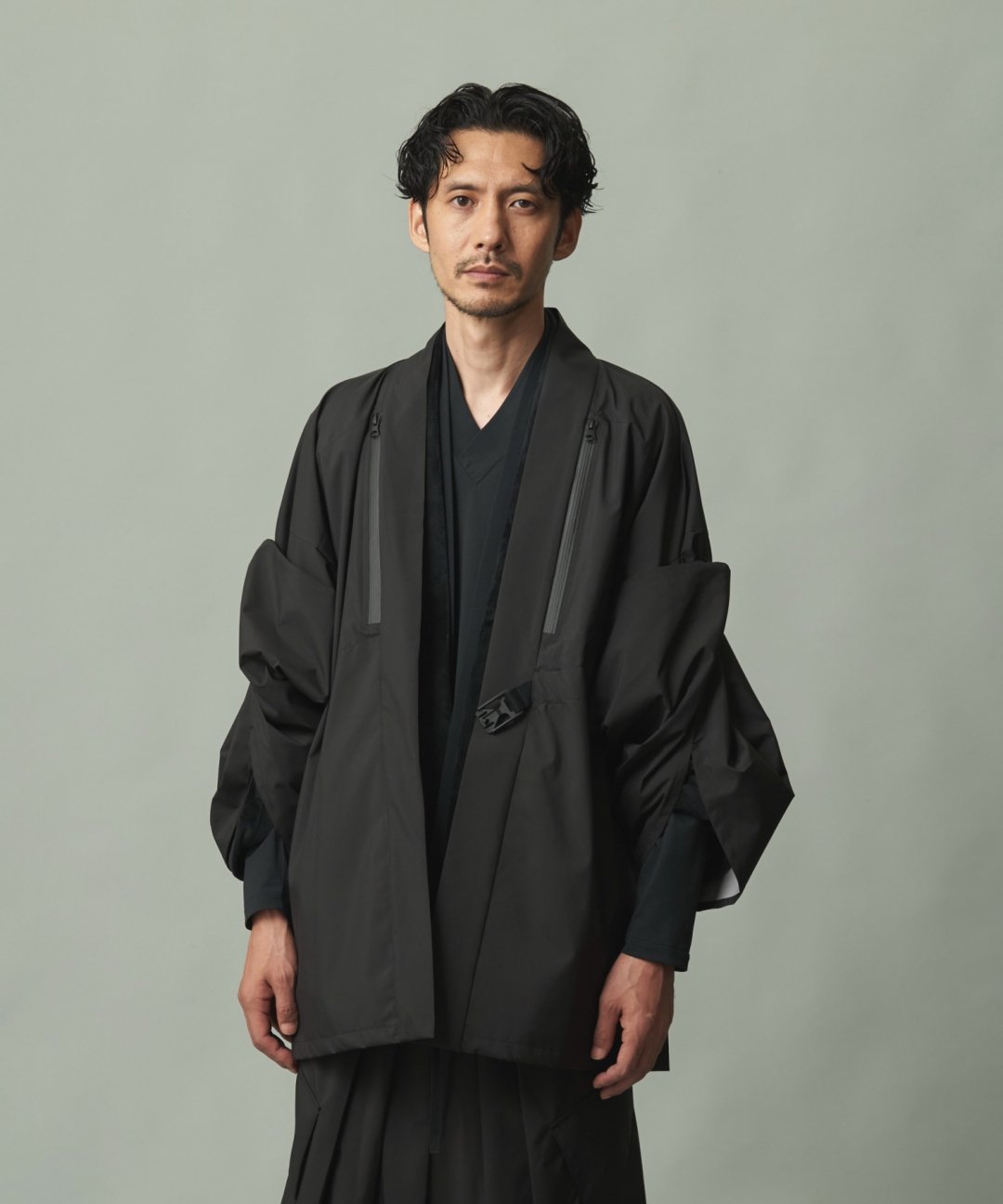 ڿǯ12 ŹƬȯWAROBE / SOFT THREE LAYER HAORI TECH ( LEVEL6 ) / BLACK photo