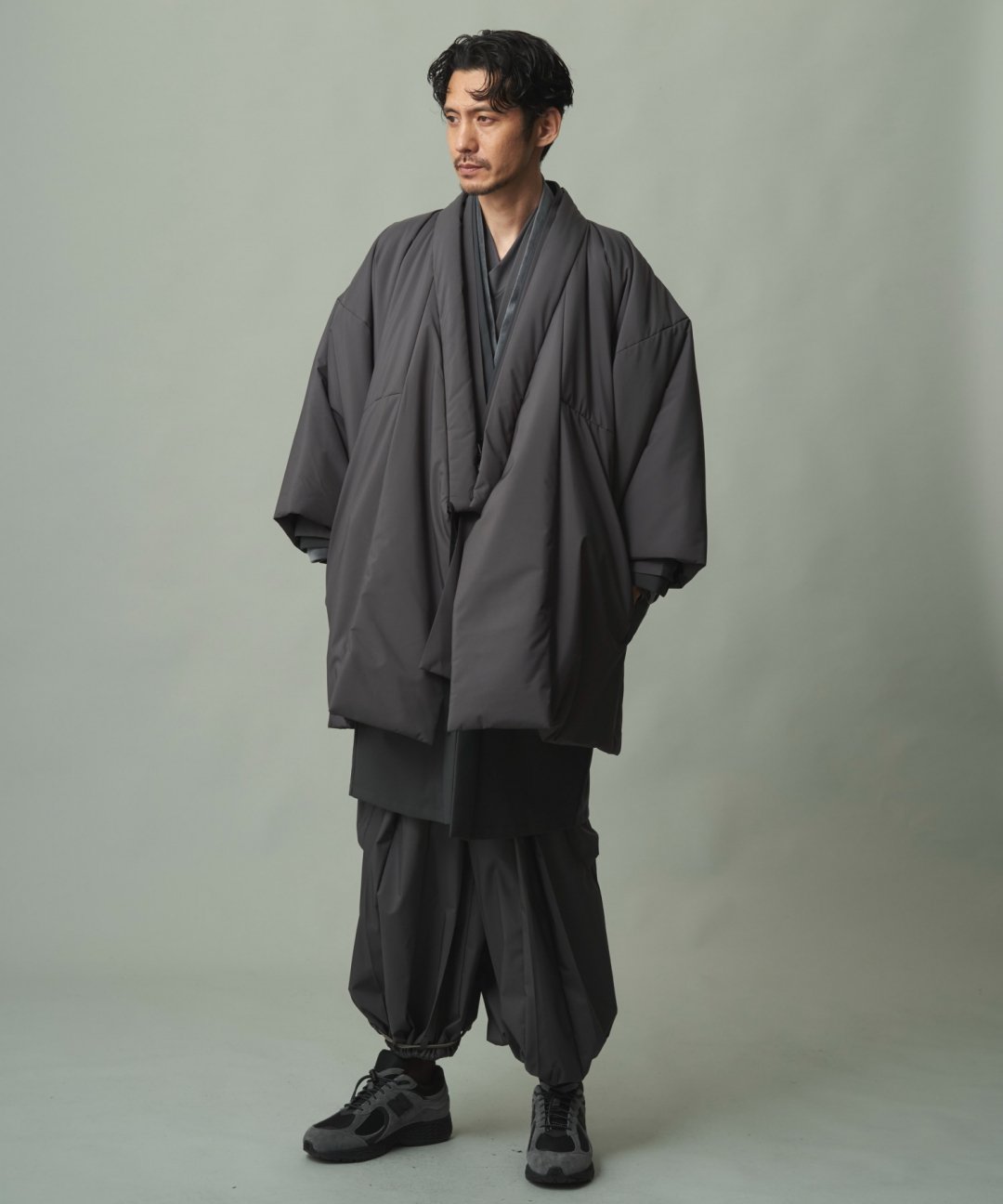 予約商品】WAROBE / SOFT THREE LAYER MONSTER HAORI TECH ( LEVEL7 ) / GRAY - TROVE  SHOP OFFICIAL SITE