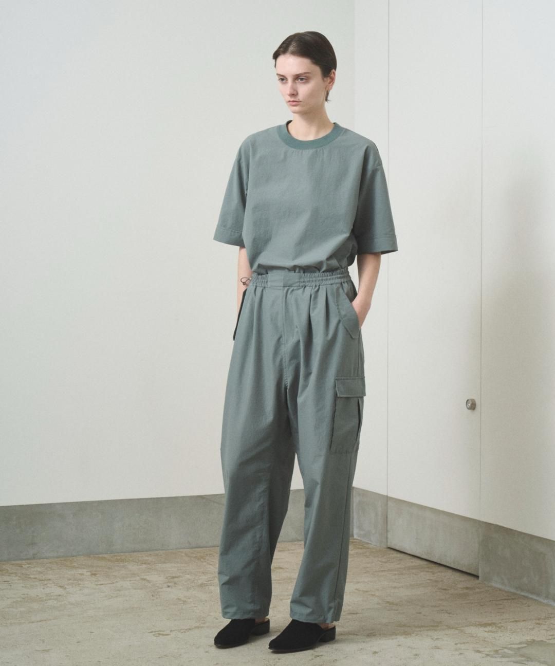 PRE-ORDERTROVE / RIPSTOP CARGO PANTS / MINT GRAY photo