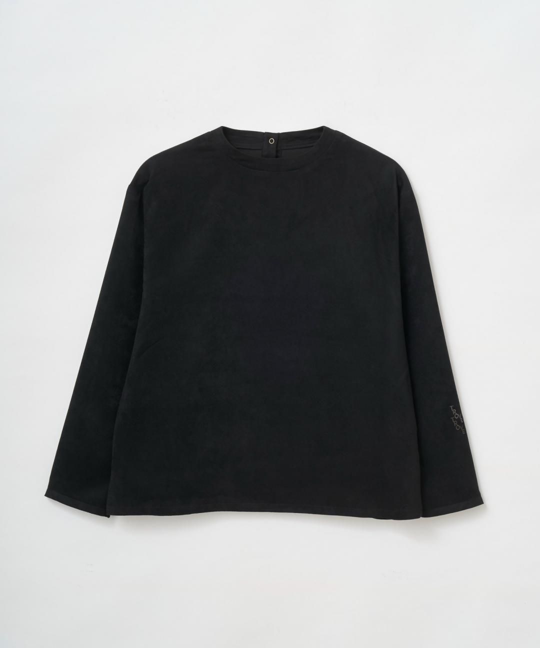 PRE-ORDERTROVE / MICRO SUEDE PULLOVER / BLACK photo