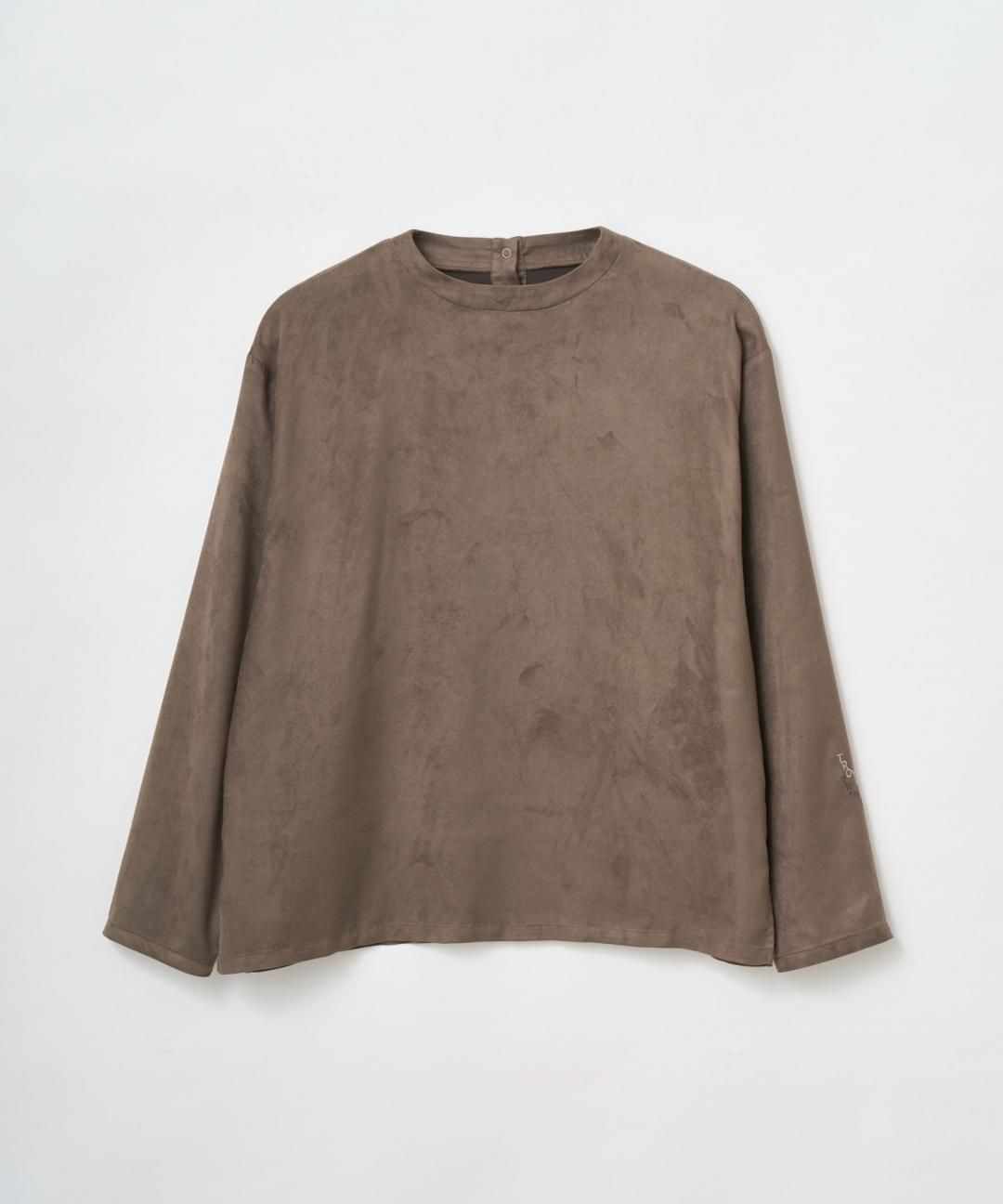 PRE-ORDERTROVE / MICRO SUEDE PULLOVER / ASH GRAY photo