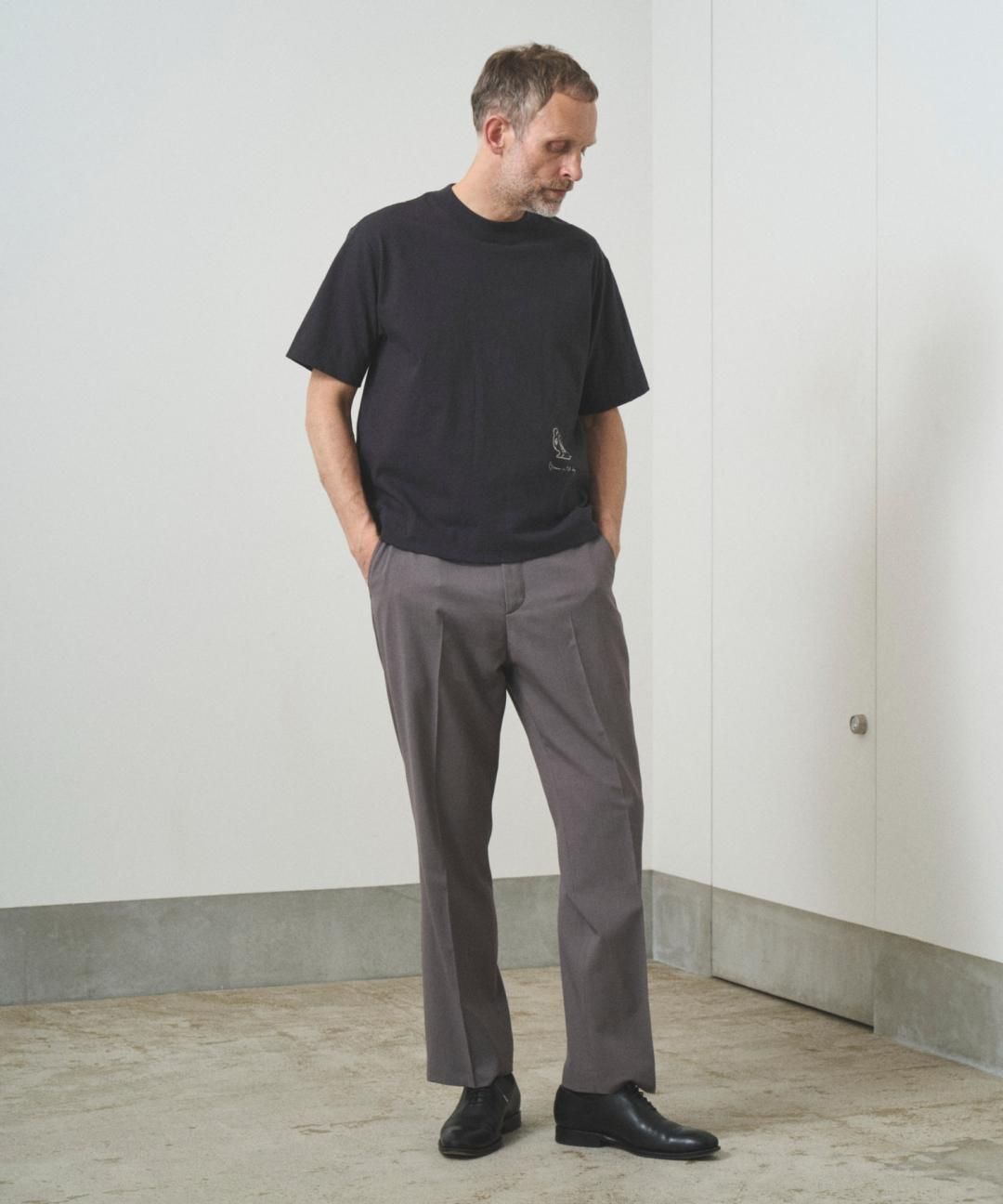 PRE-ORDERTROVE / REGULAR TROUSERS / GREGE photo