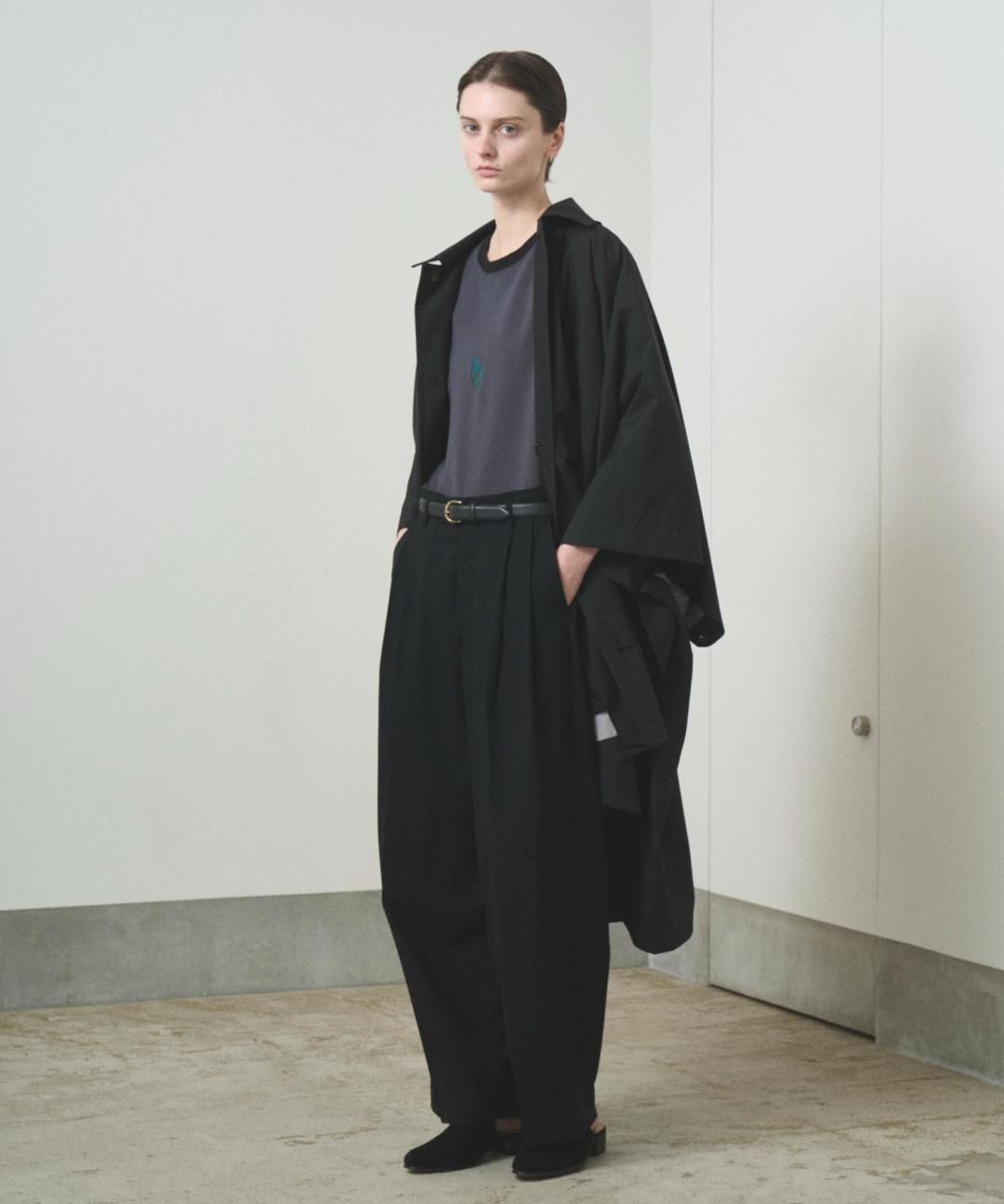 PRE-ORDERTROVE / WIDE TROUSERS / BLACK photo