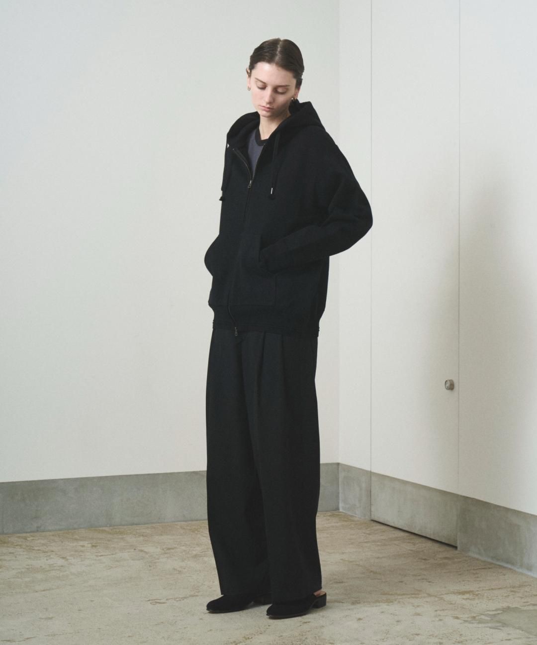 PRE-ORDERTROVE / WIDE TROUSERS / BLACK photo