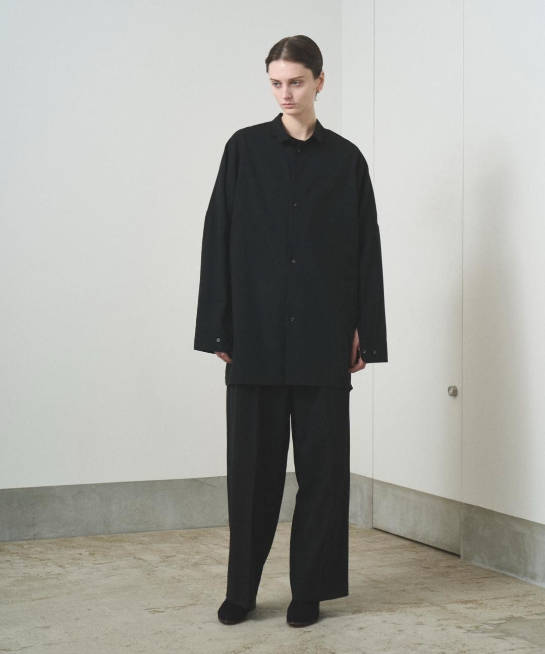 PRE-ORDERTROVE / WIDE TROUSERS / BLACK photo