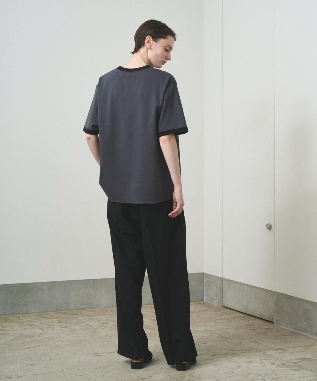 PRE-ORDERTROVE / WIDE TROUSERS / BLACK photo