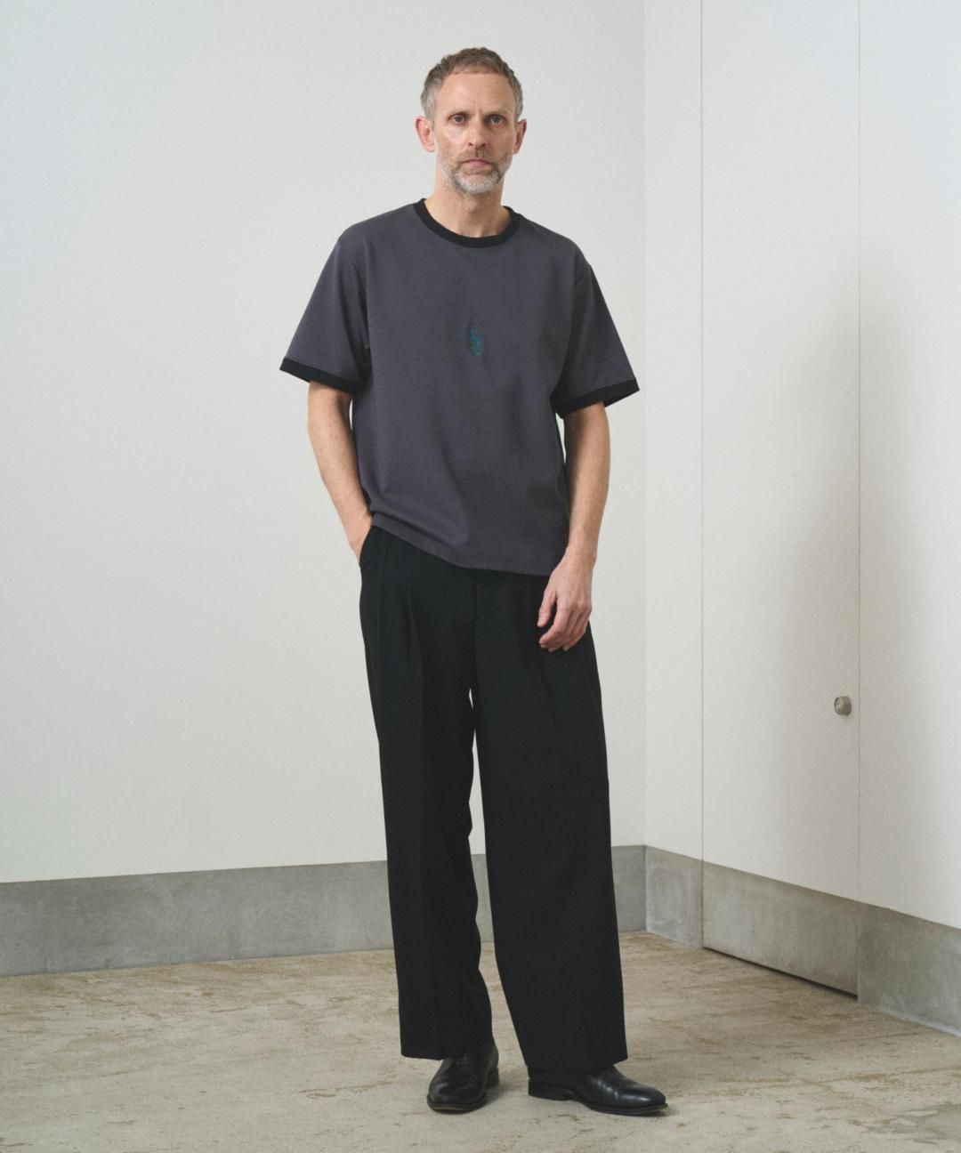 PRE-ORDERTROVE / WIDE TROUSERS / BLACK photo