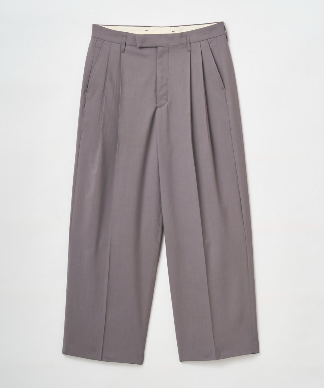 PRE-ORDERTROVE / WIDE TROUSERS / GREGE photo