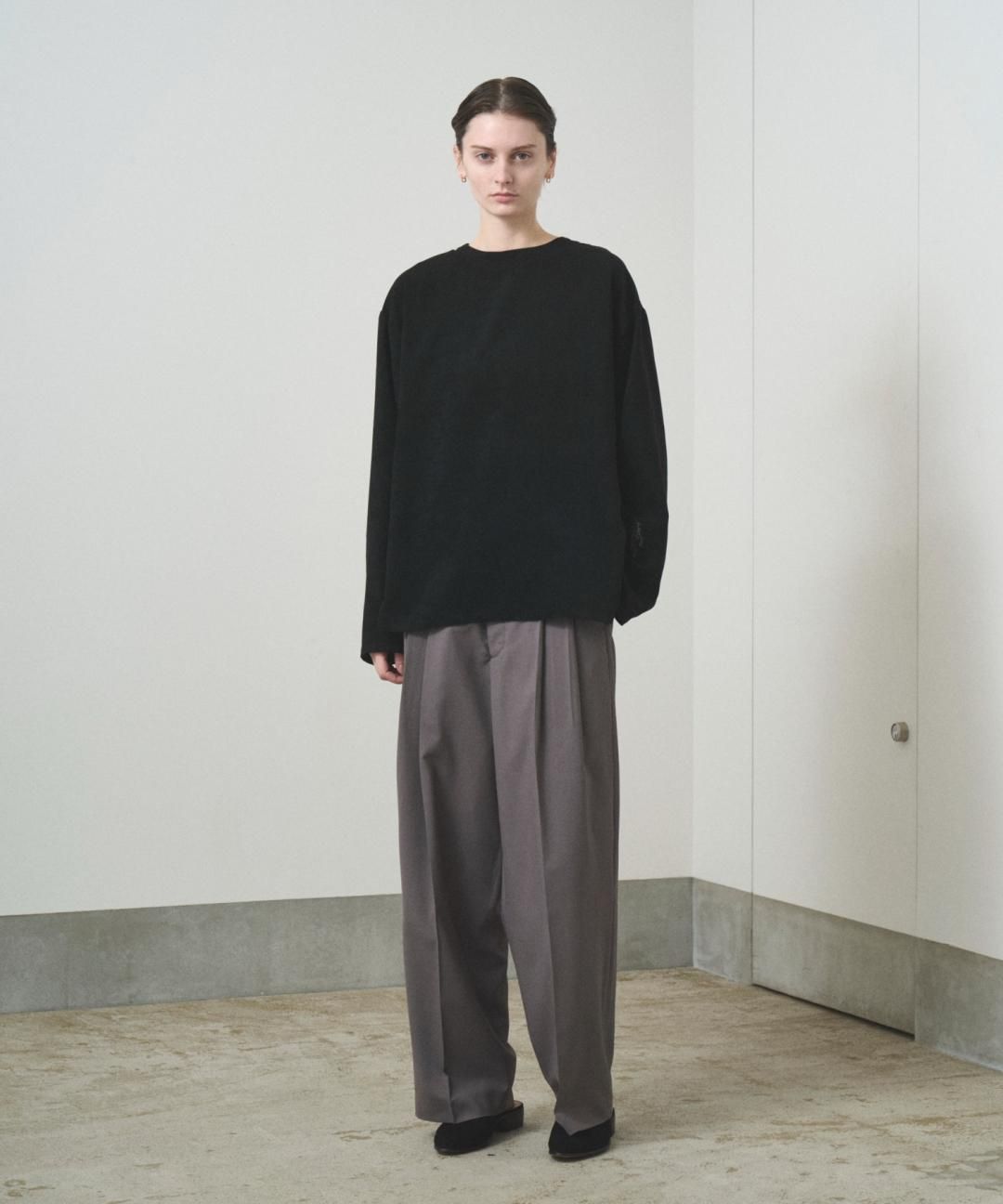 PRE-ORDERTROVE / WIDE TROUSERS / GREGE photo