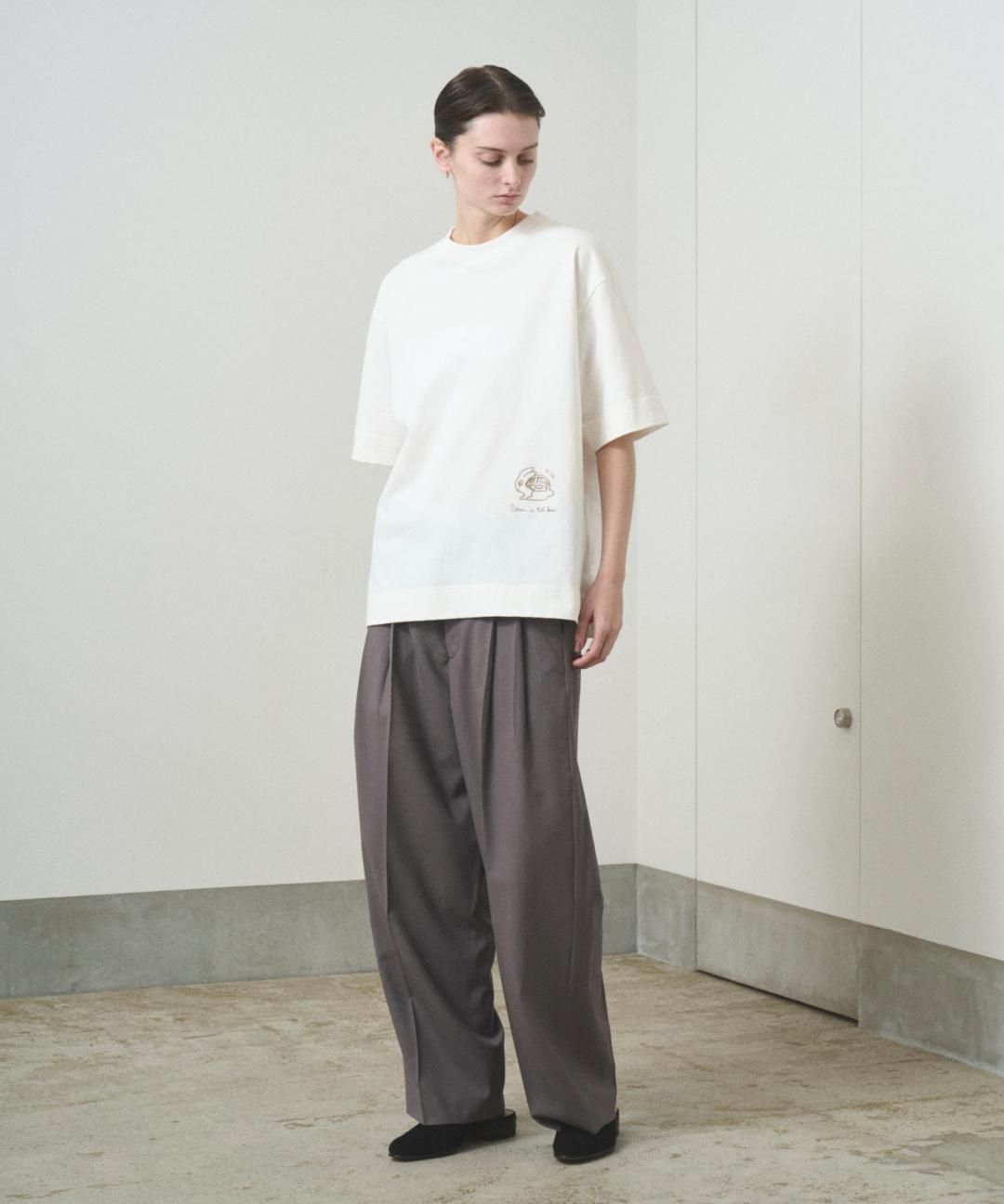 PRE-ORDERTROVE / WIDE TROUSERS / GREGE photo