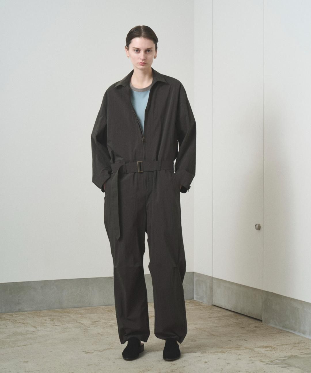 PRE-ORDERTROVE / NYLON JUMP SUIT / ASH GRAY photo