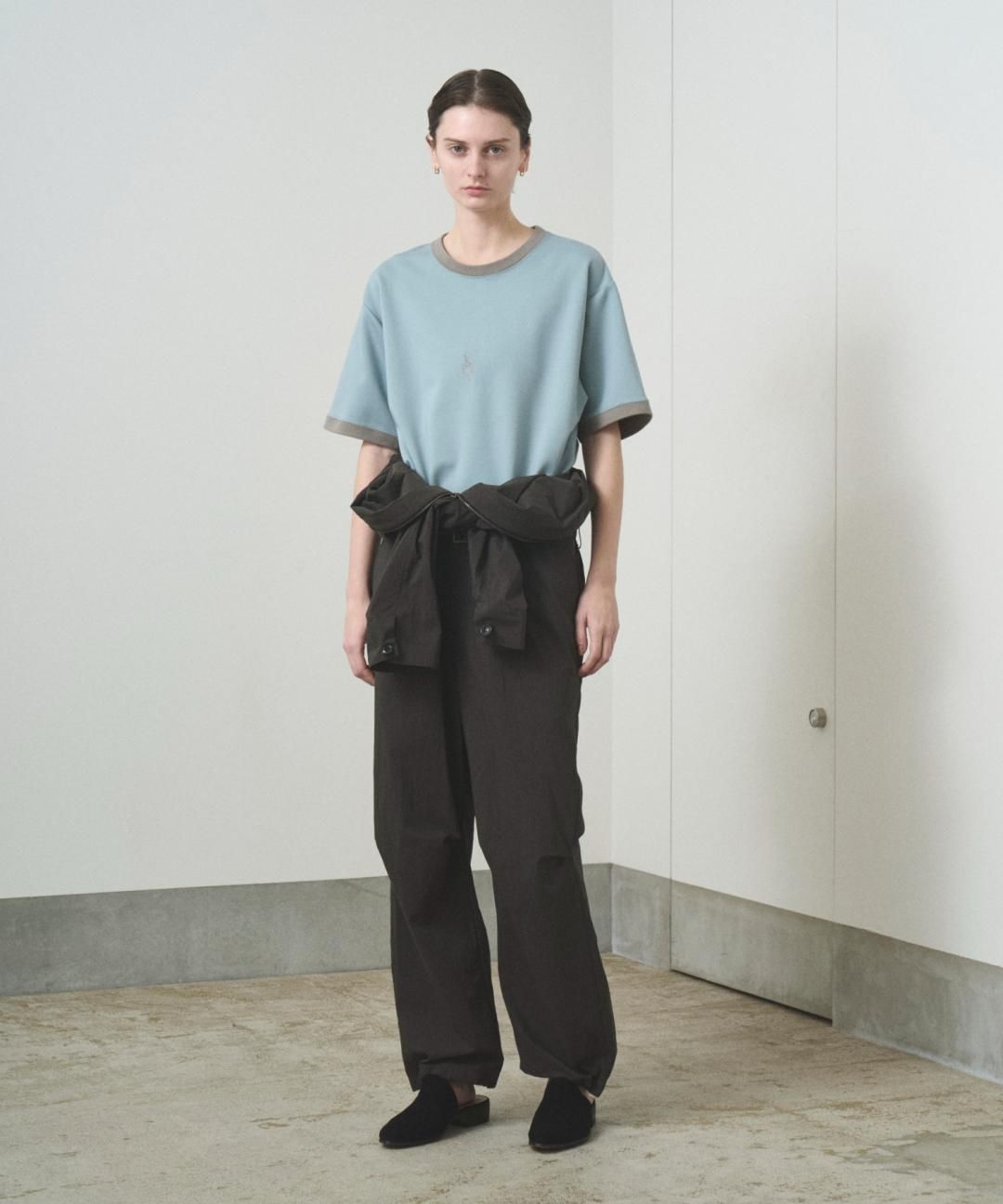 PRE-ORDERTROVE / NYLON JUMP SUIT / ASH GRAY photo