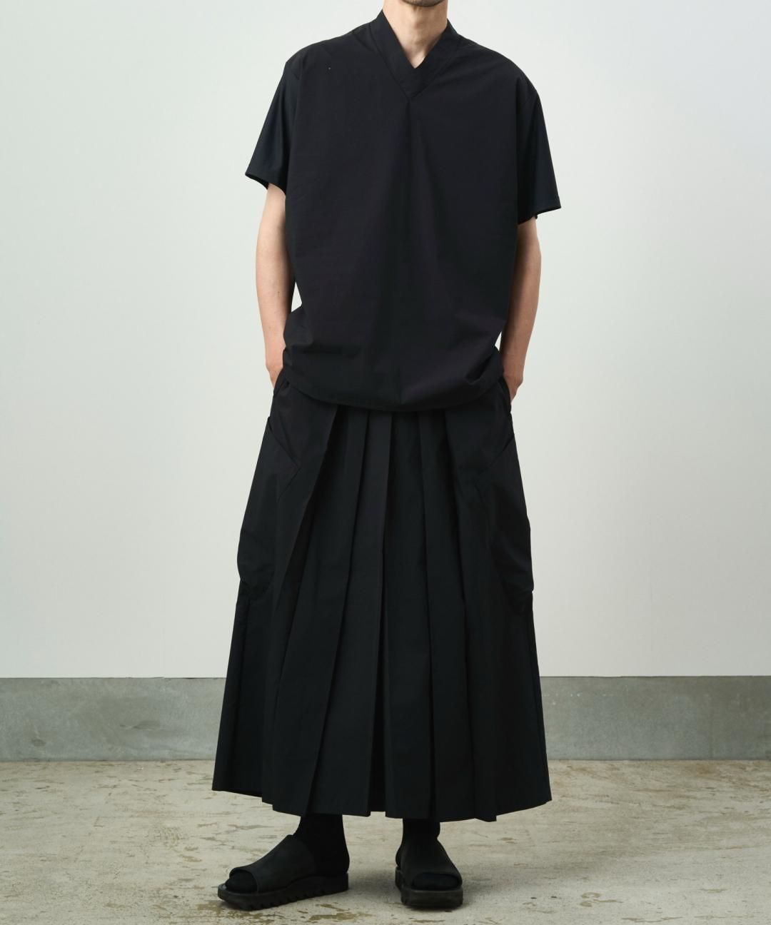 WAROBE / EASY HAKAMA TECH / BLACK photo