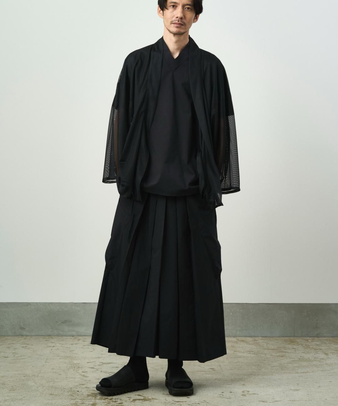 WAROBE / EASY HAKAMA TECH / BLACK photo