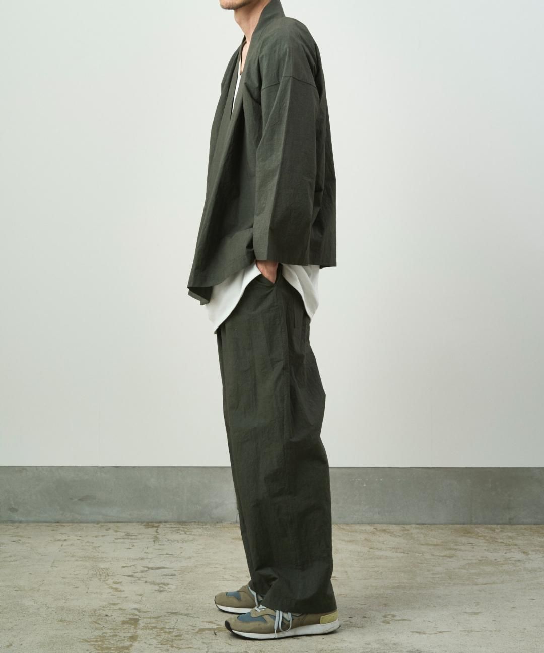 WAROBE / SAMUE PANTS TECH / CHARCOAL photo