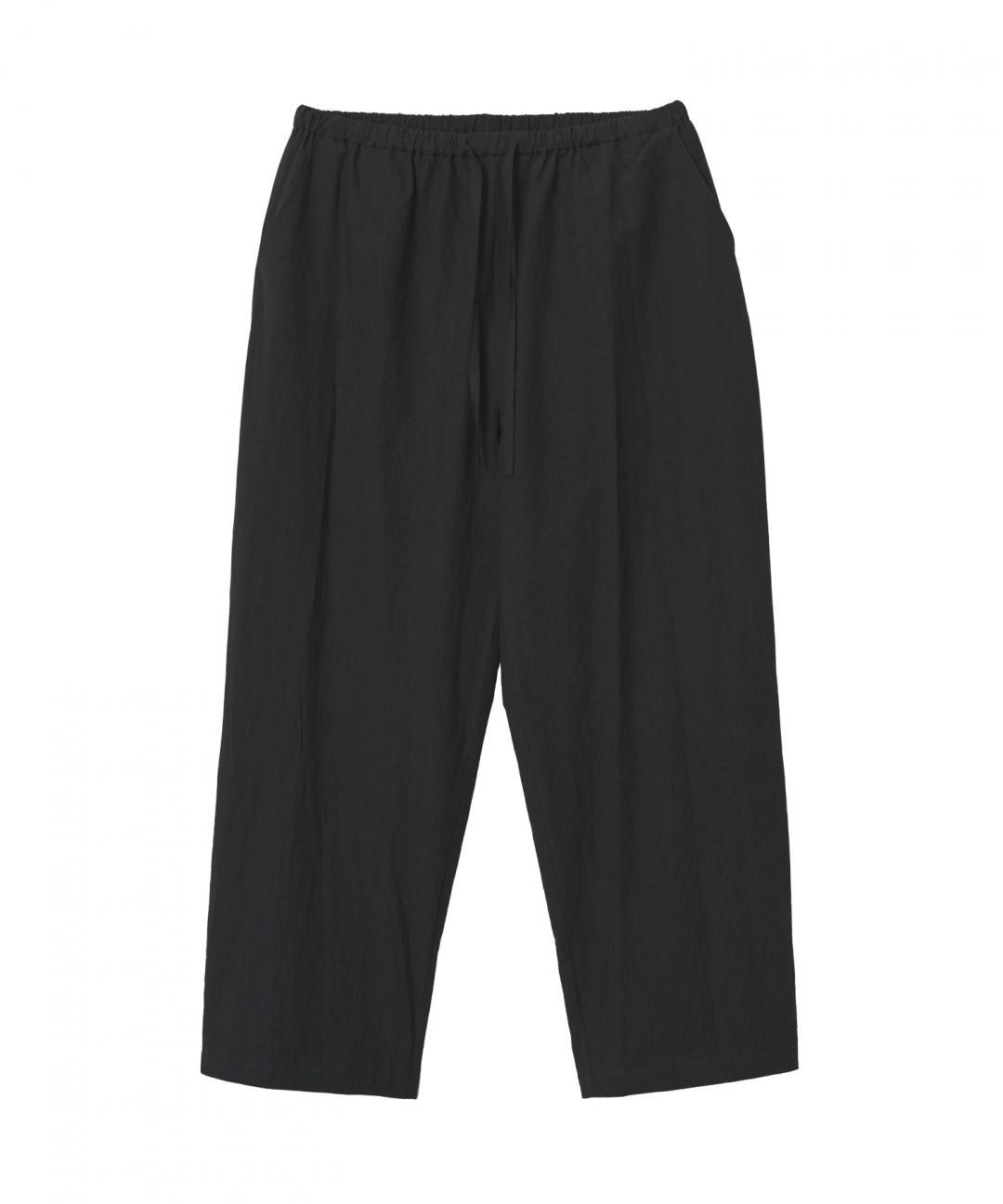 WAROBE / SAMUE PANTS TECH / BLACK photo