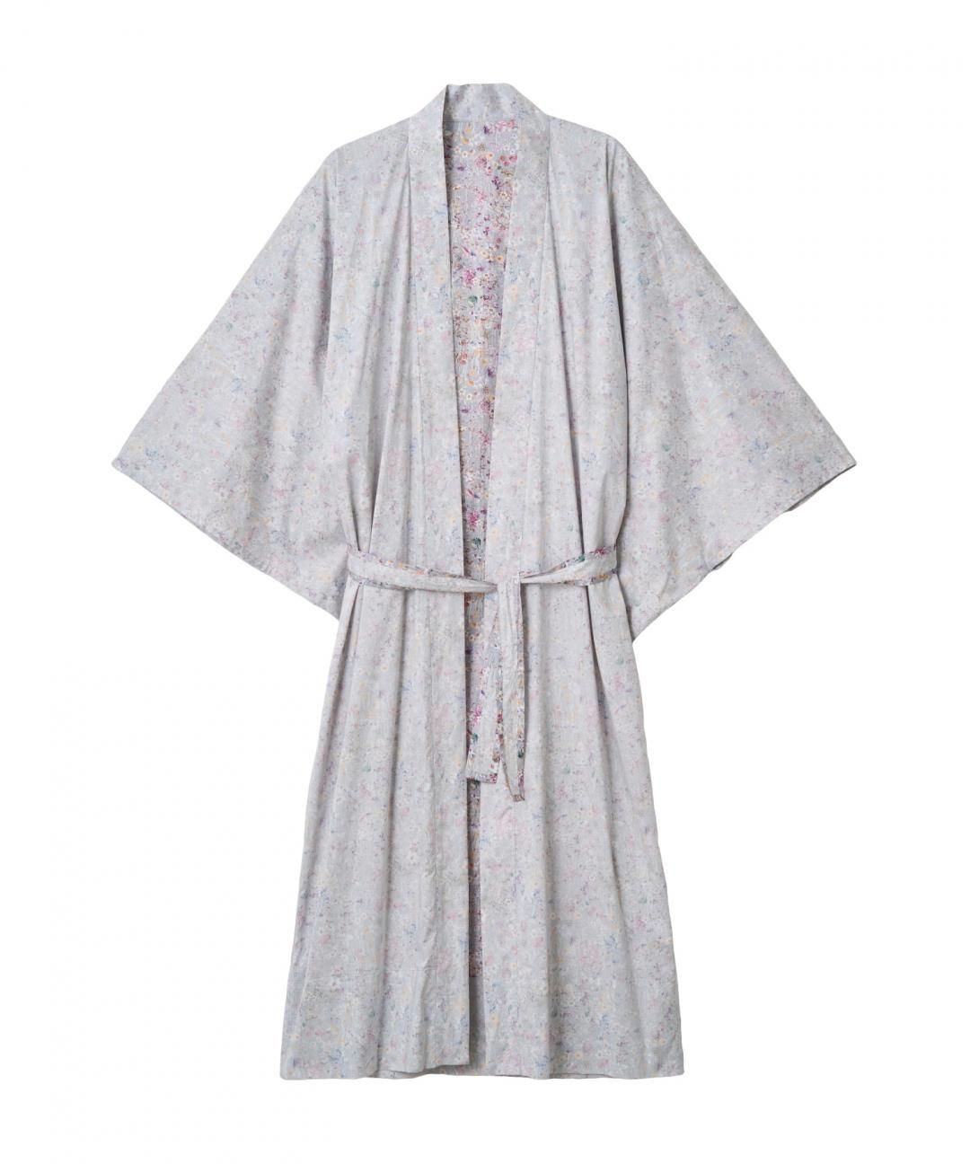 PRE-ORDERWAROBE / LIBERTY KIMONO GOWN / LIGHT GRAY photo