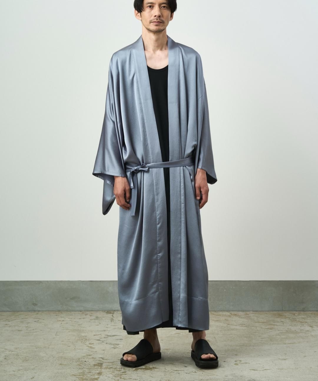 PRE-ORDERWAROBE / KIMONO GOWN / BLUE GRAY photo