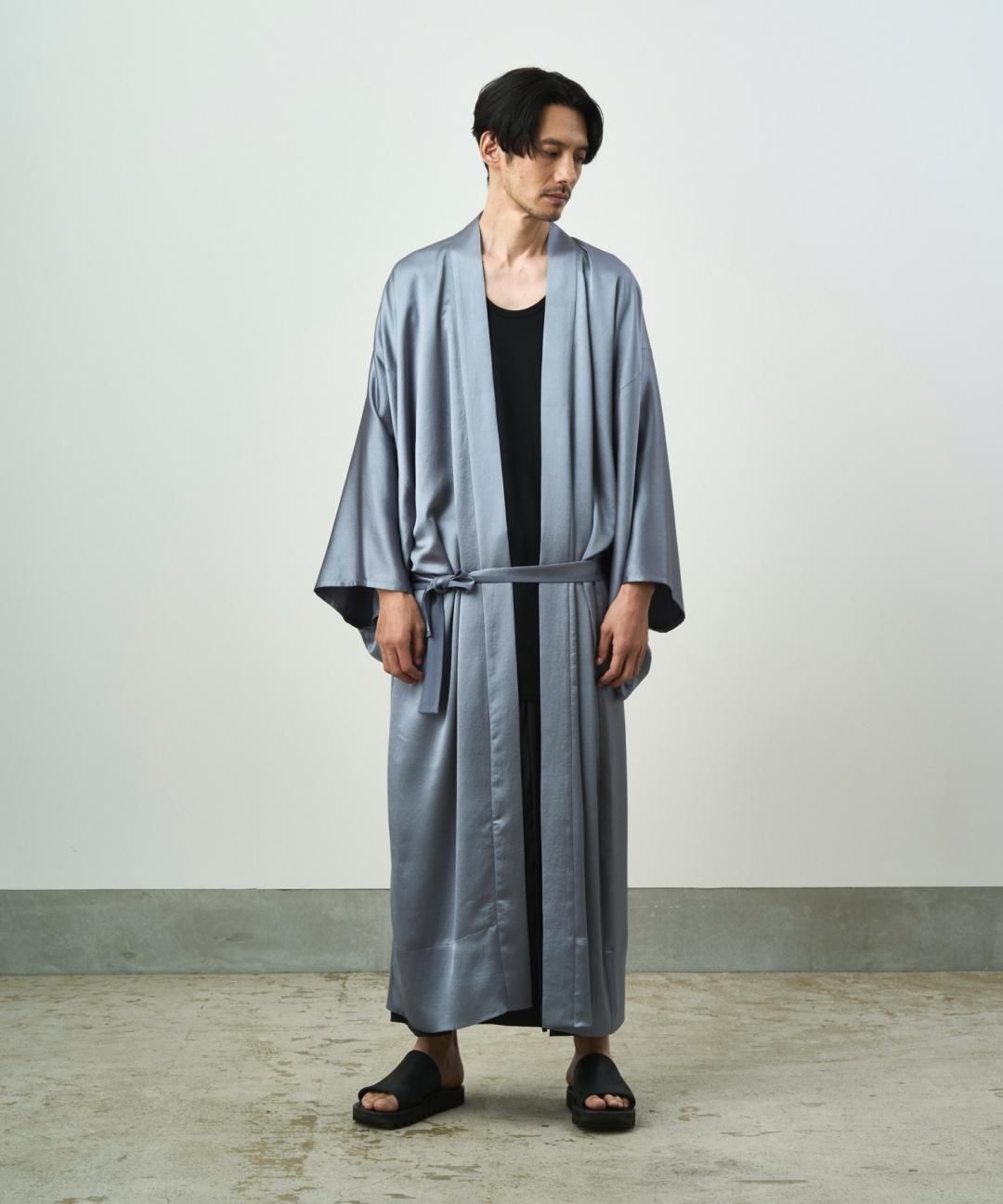 PRE-ORDERWAROBE / KIMONO GOWN / BLUE GRAY photo