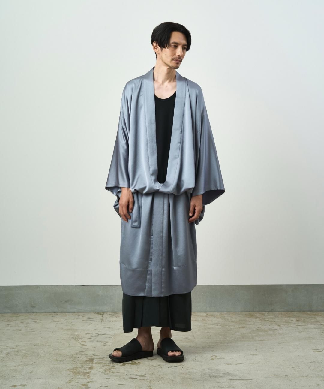 PRE-ORDERWAROBE / KIMONO GOWN / BLUE GRAY photo